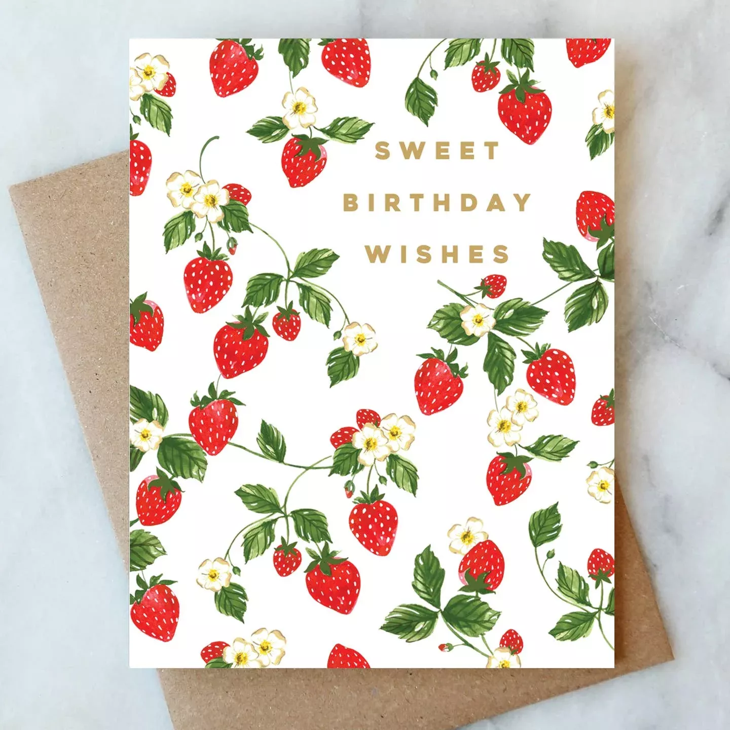 strawberry-birthday-greeting-card Strawberry Birthday Greeting Card