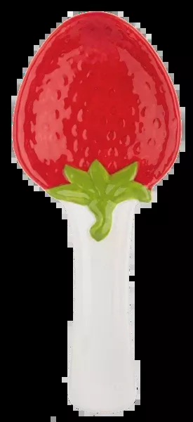 strawberry-spoon-rest-ganz Strawberry Spoon Rest - Ganz