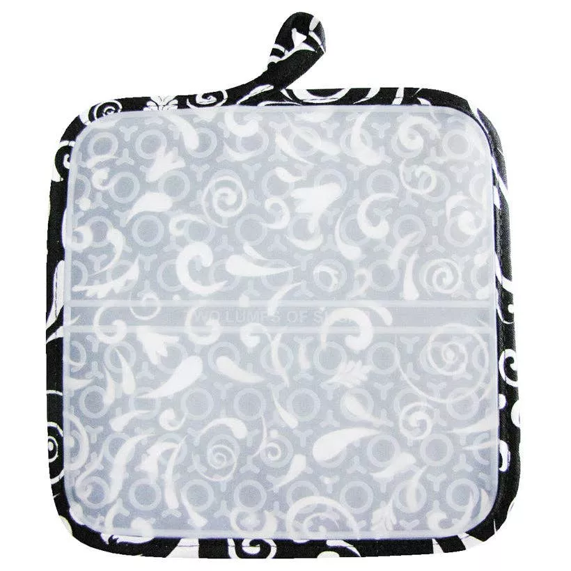 swirly-gate-black-silli-hottie-pot-holder Swirly Gate Black Silli Hottie Pot Holder