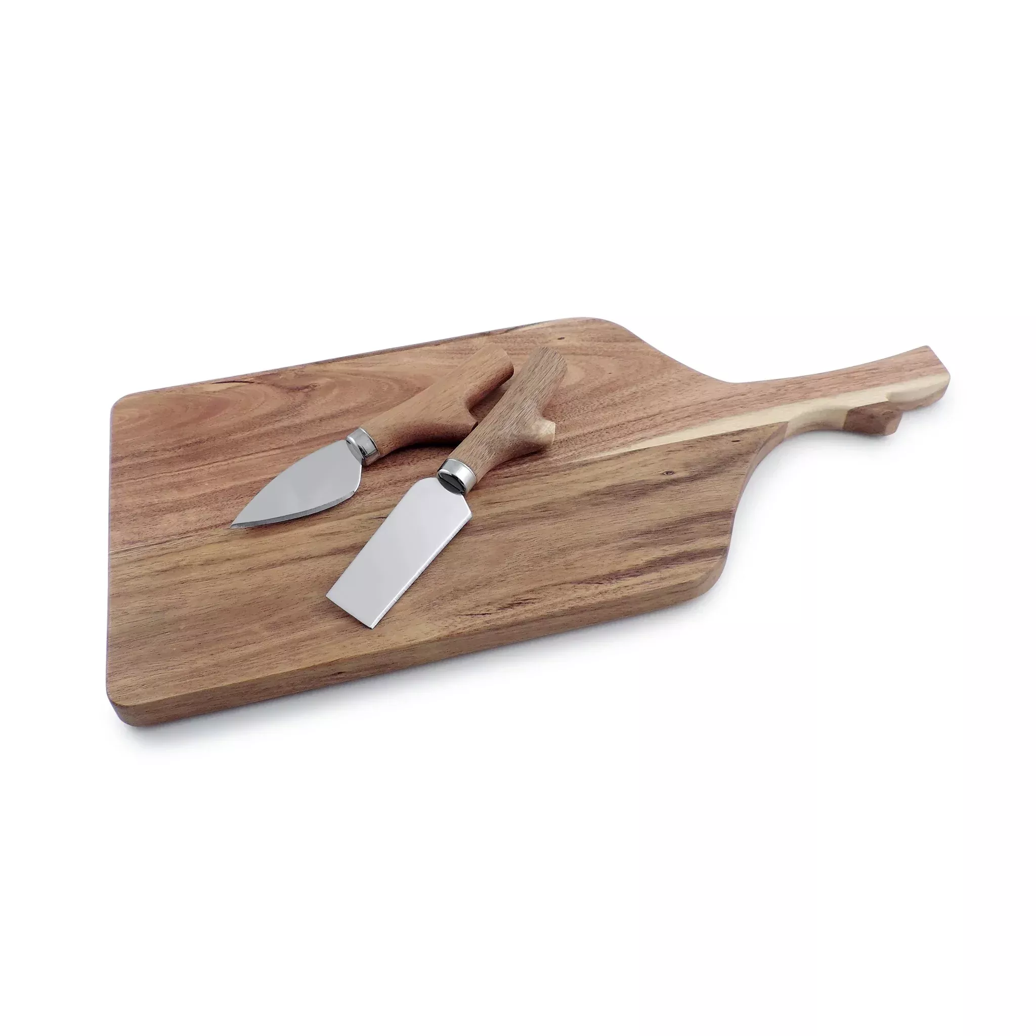 swissmar-acacia-paddle-board-knife-set Swissmar Acacia Paddle Board And Knife Set