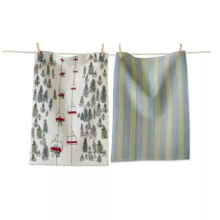 tag-dishtowel-set-2-ski-lift Tag Dishtowel Set/2 - Ski Lift