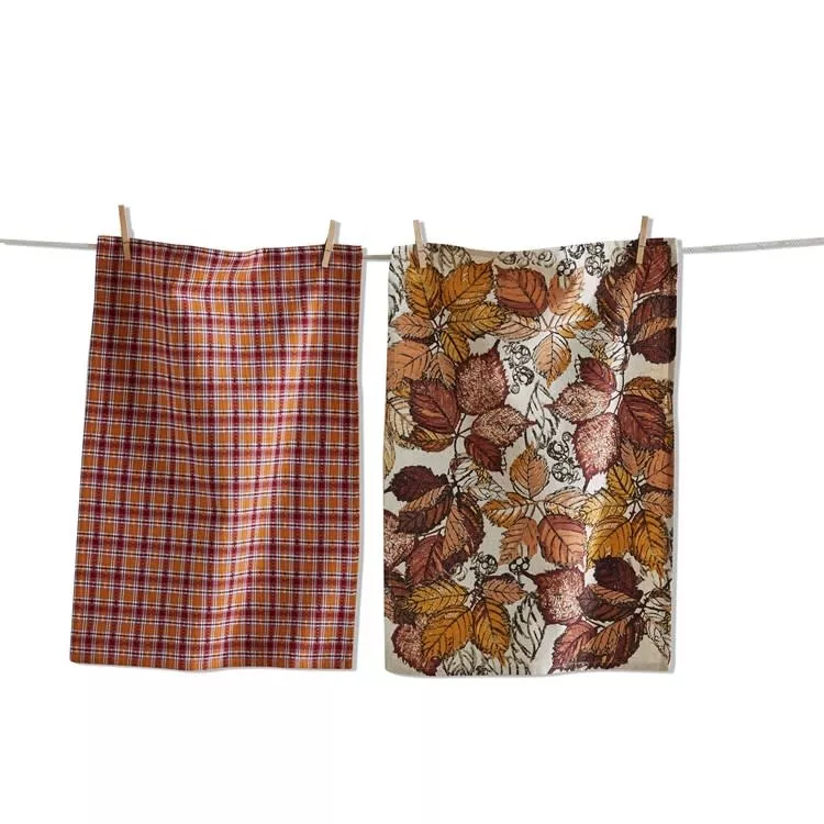 tag-gathering-leaves-dishtowel-s-2 Tag GATHERING LEAVES DISHTOWEL S/2