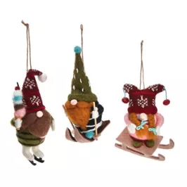 tag-ornament-sporty-gnomies Tag Ornament - Sporty Gnomies