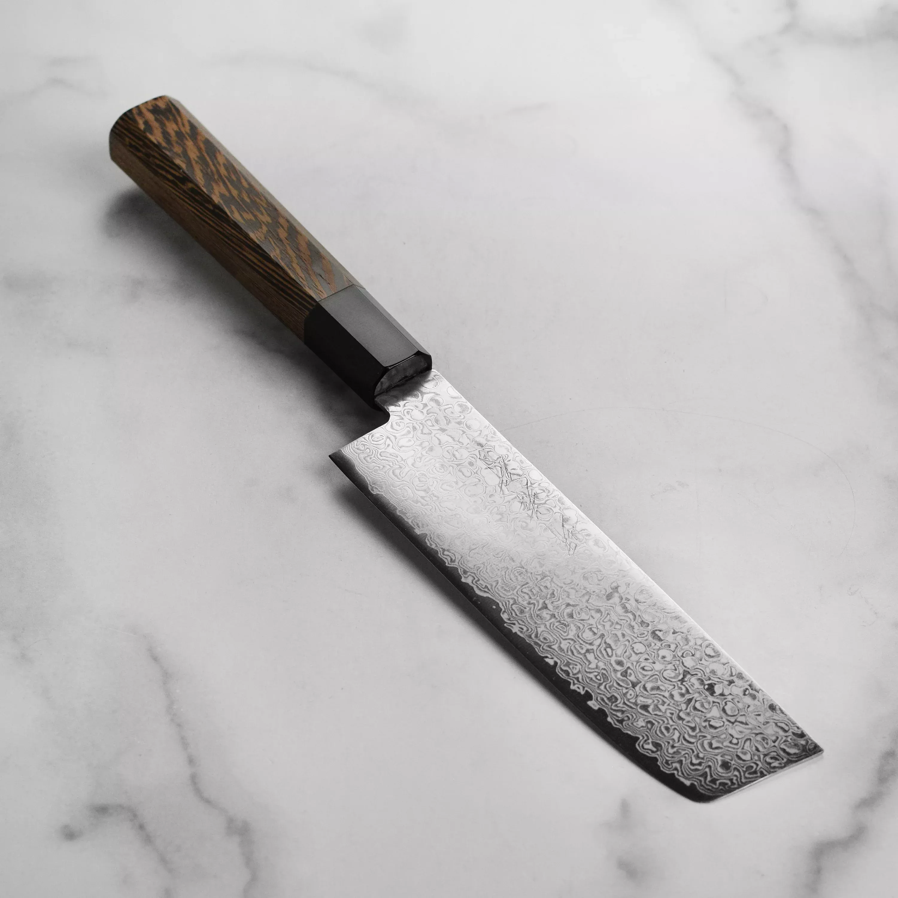 Takayuki Ginga ZA-18 Damascus Nakiri - 6.5"