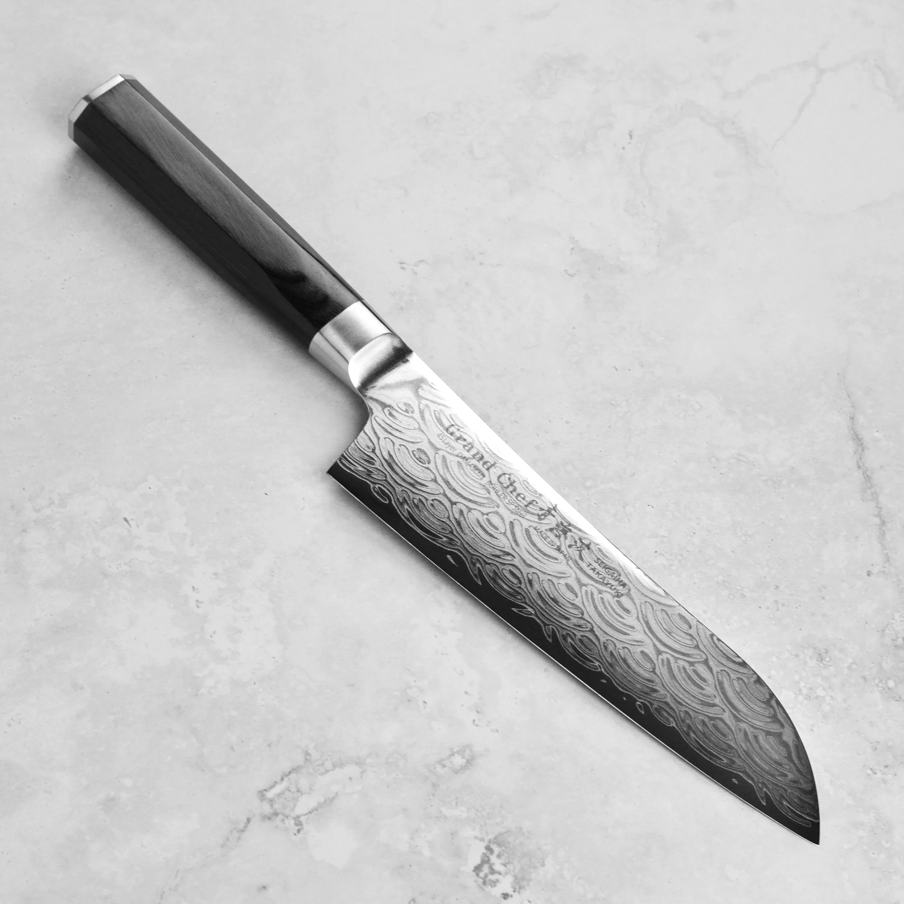 takayuki-grand-chef-seigaiha-damascus-7-santoku Takayuki Grand Chef Seigaiha Damascus 7" Santoku