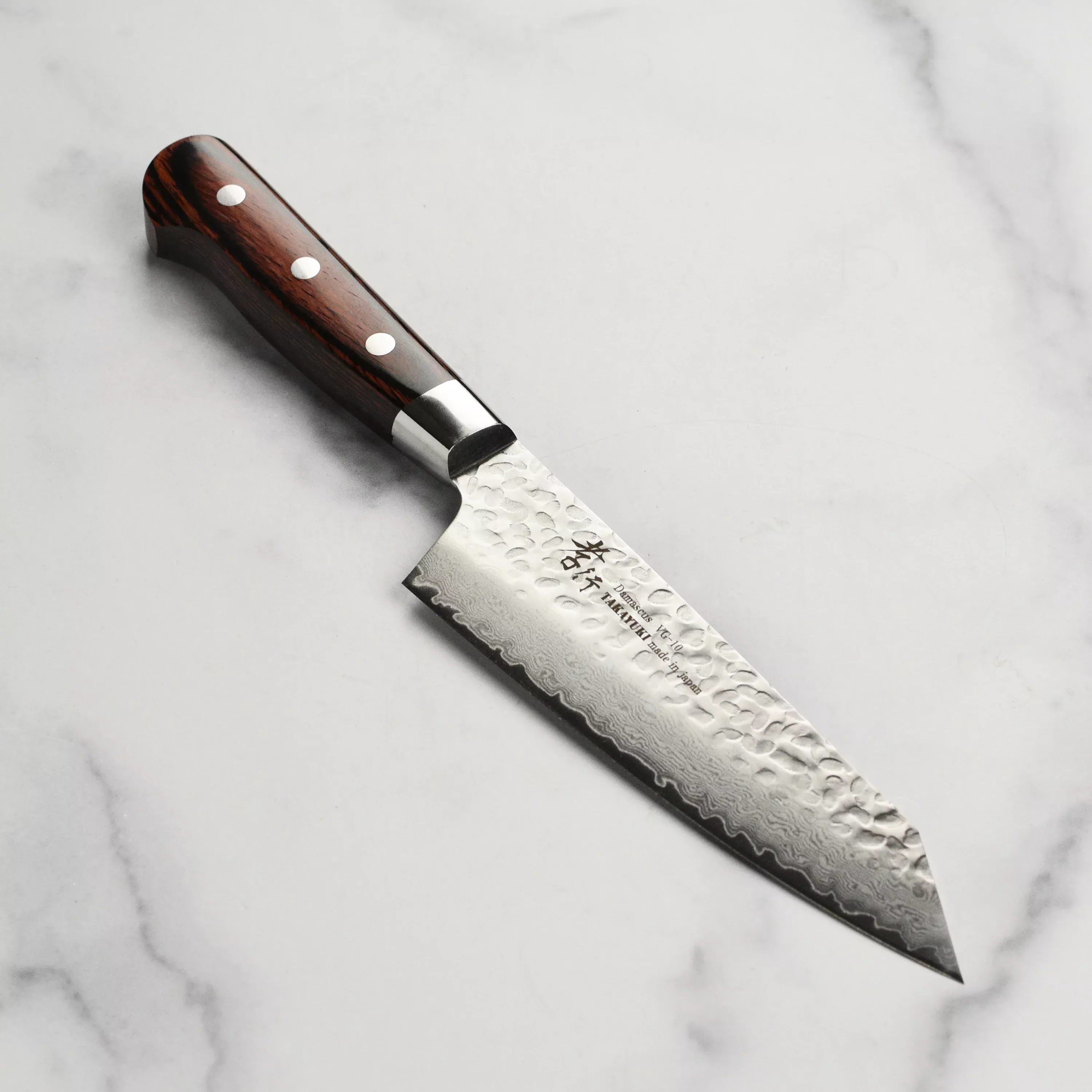 takayuki-hammered-damascus-bunka-knife-6-3 Takayuki Hammered Damascus Bunka Knife - 6.3"