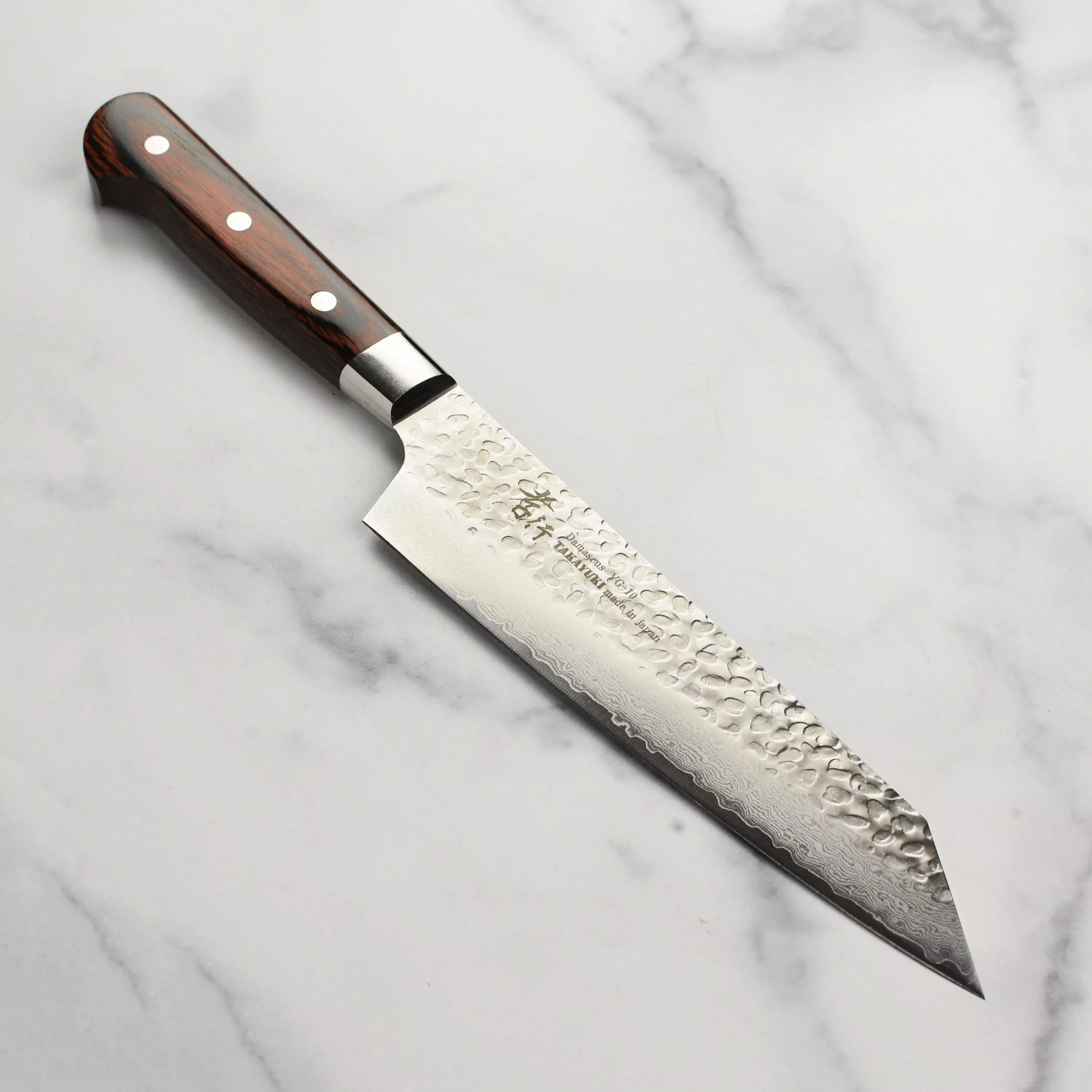 takayuki-hammered-damascus-bunka-knife-7-5 Takayuki Hammered Damascus Bunka Knife - 7.5"