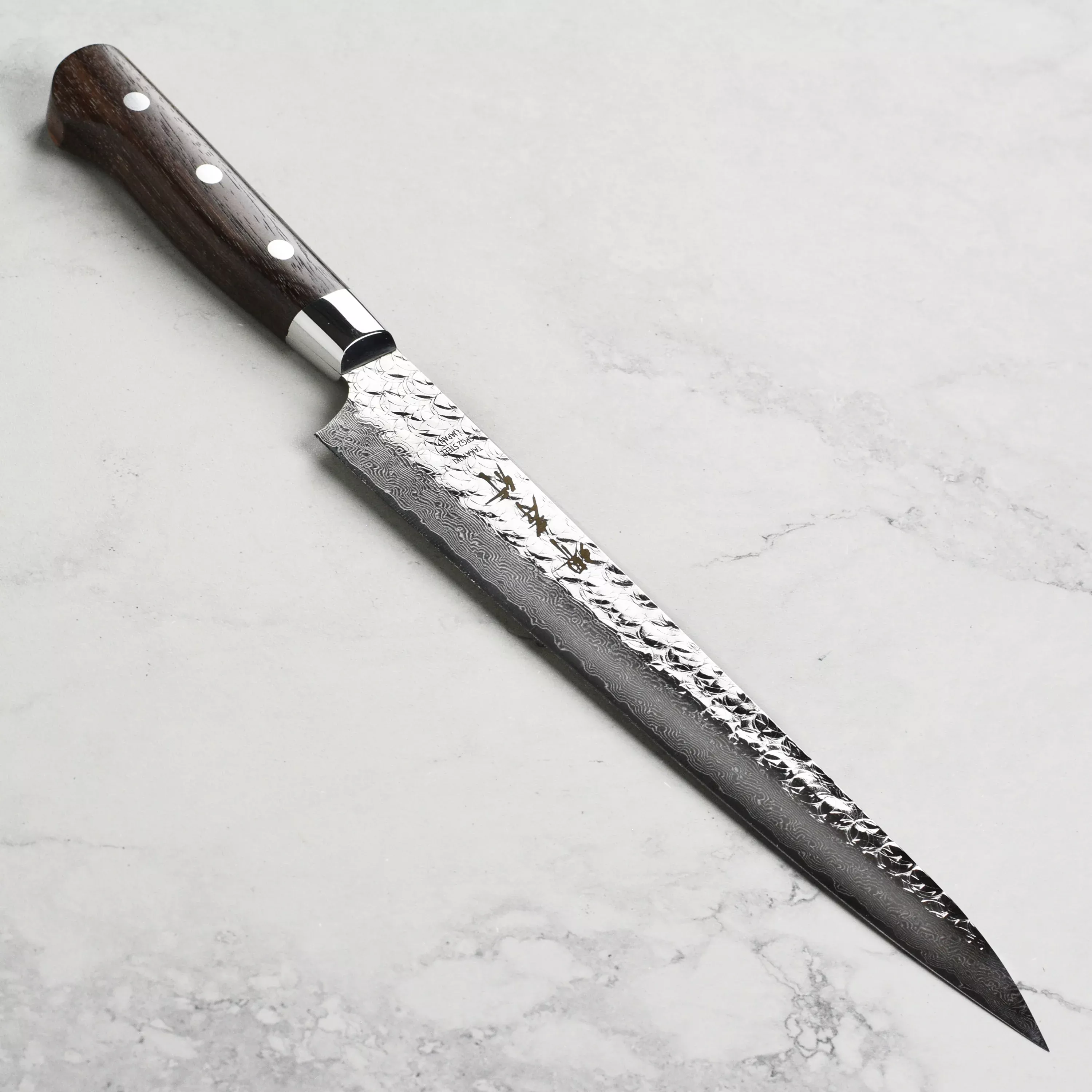 takayuki-sg2-damascus-9-4-sujihiki-japanese-slicing-knife Takayuki SG2 Damascus 9.4" Sujihiki Japanese Slicing Knife