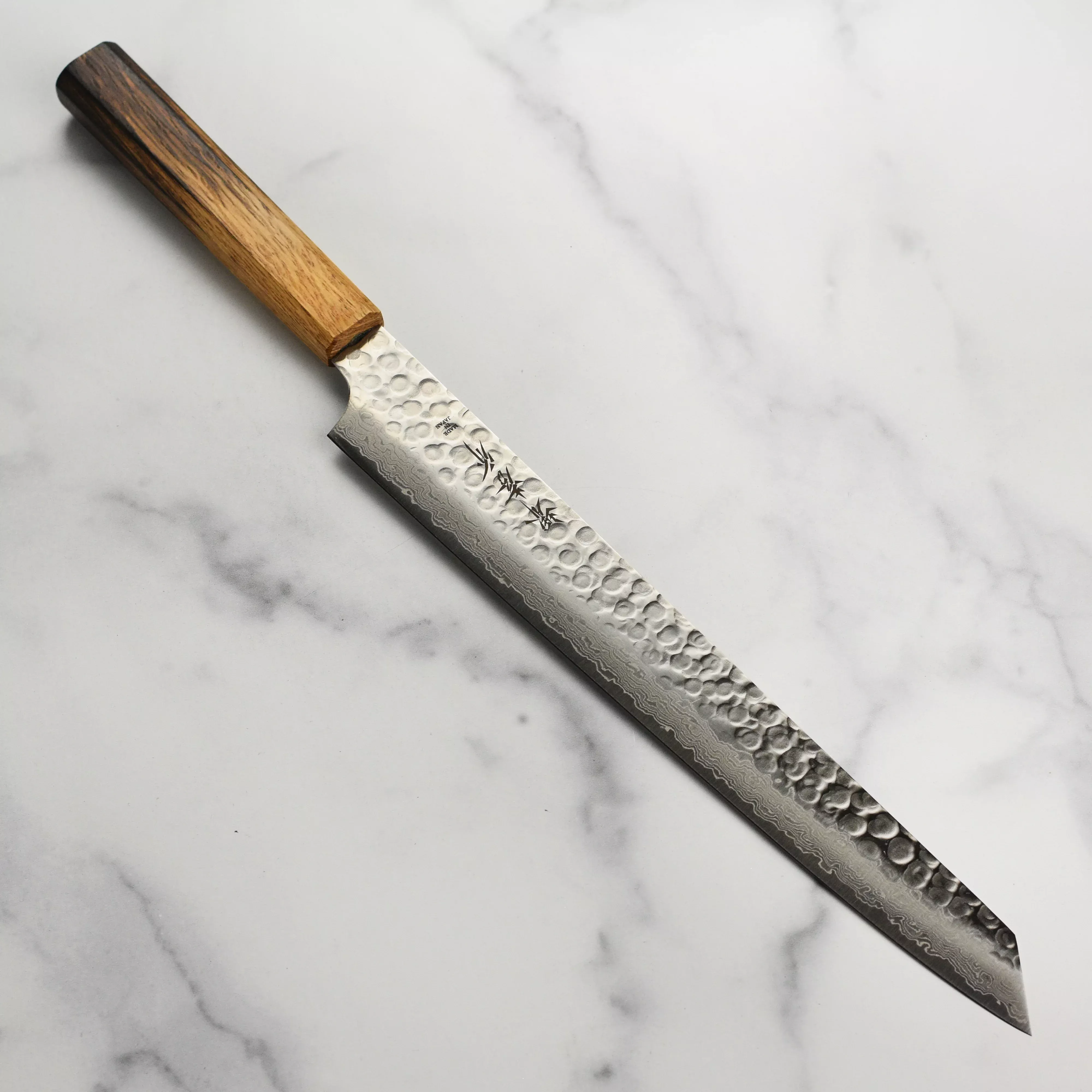takayuki-tsuchime-damascus-urushi-11-8-kengata-yanagiba Takayuki Tsuchime Damascus Urushi 11.8" Kengata-Yanagiba