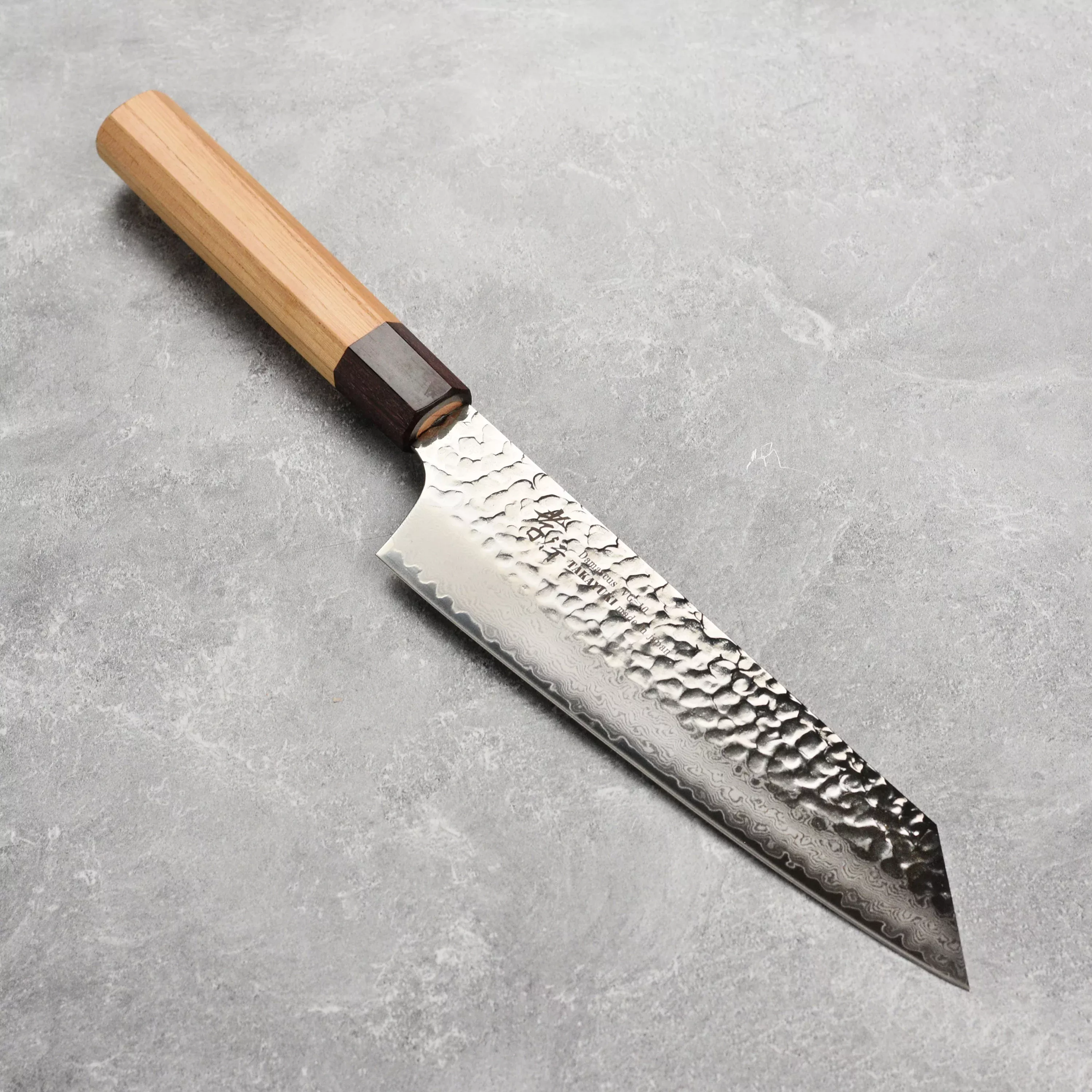 takayuki-vg10-damascus-bunka-knife-7-5-japanese-knife-from-sakai Takayuki VG10 Damascus Bunka Knife - 7.5" Japanese Knife from Sakai