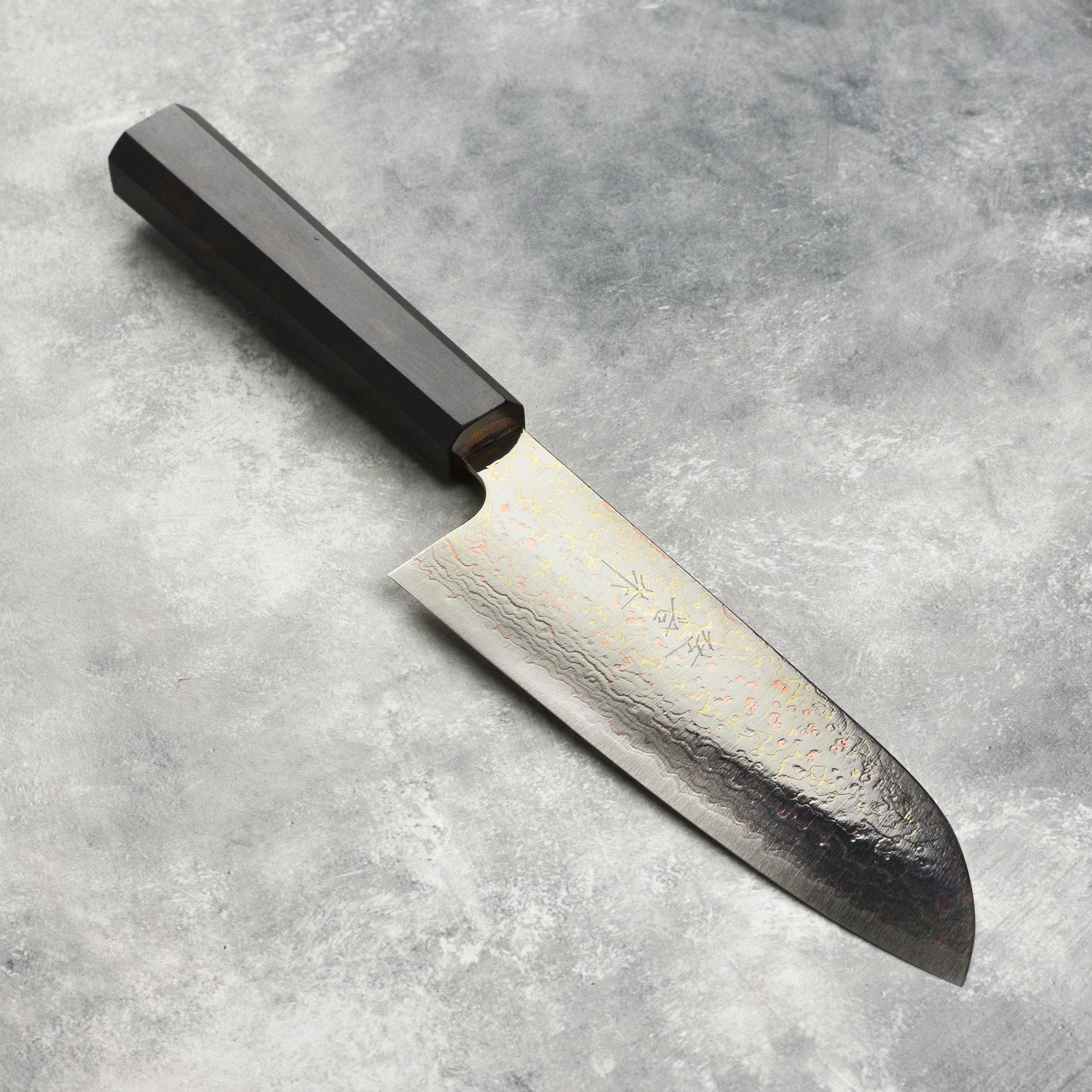 takeshi-saji-rainbow-damascus-santoku-180mm-7-copper-damascus-vg10w-japanese-che Takeshi Saji Rainbow Damascus Santoku 180mm (7"), Copper Damascus VG10W Japanese Chef's Knife