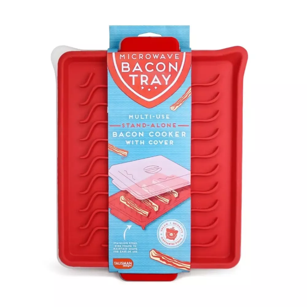 Talisman Design Microwave Bacon Tray with Cover