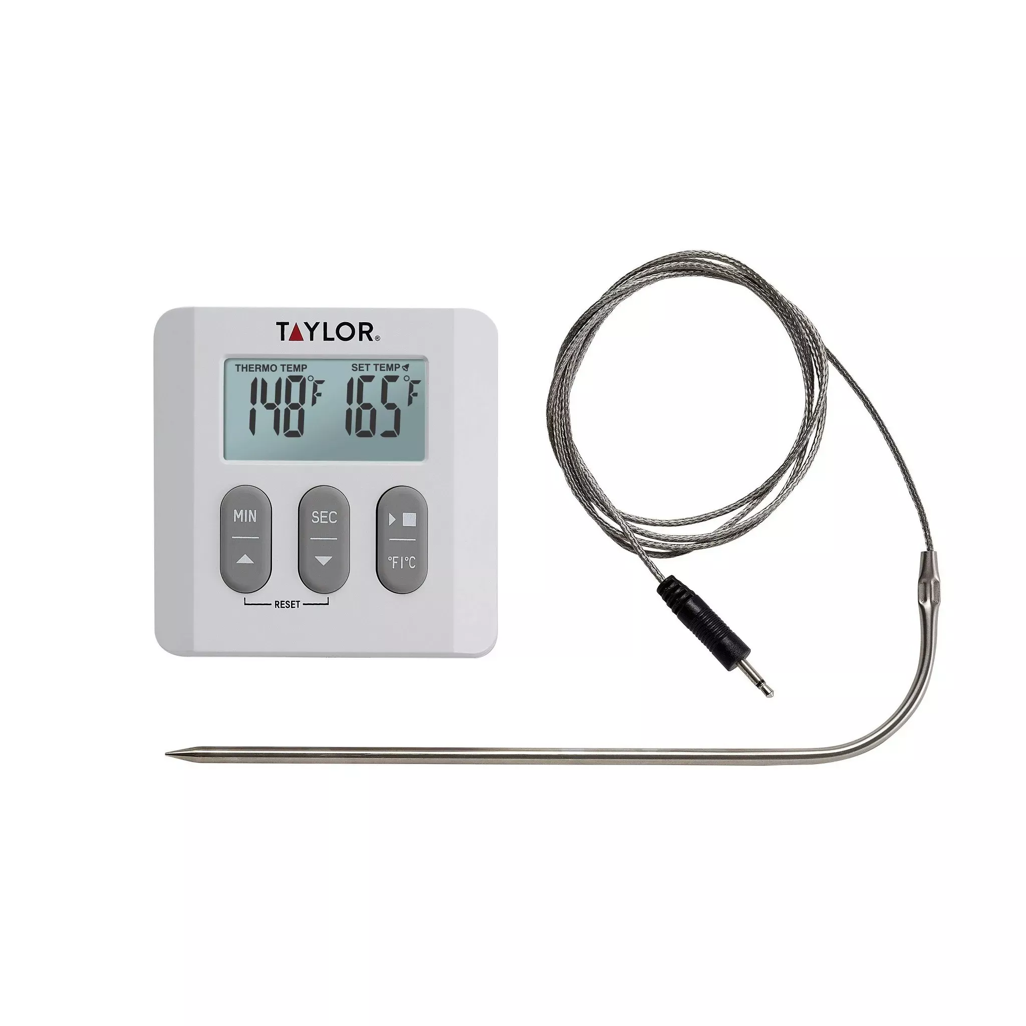 taylor-programmable-digital-meat-cooking-thermometer-silver-rebel Taylor Programmable Digital Meat Cooking Thermometer - Silver – REBEL