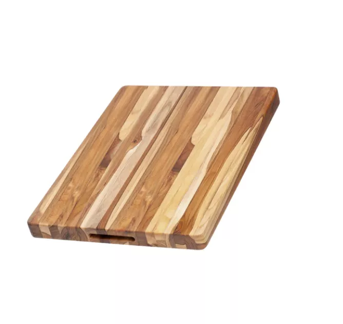 teak-haus-rectangle-w-hand-grip-cutting-board-20x15x1-5 Teak Haus Rectangle w/ Hand Grip Cutting Board, 20x15x1.5