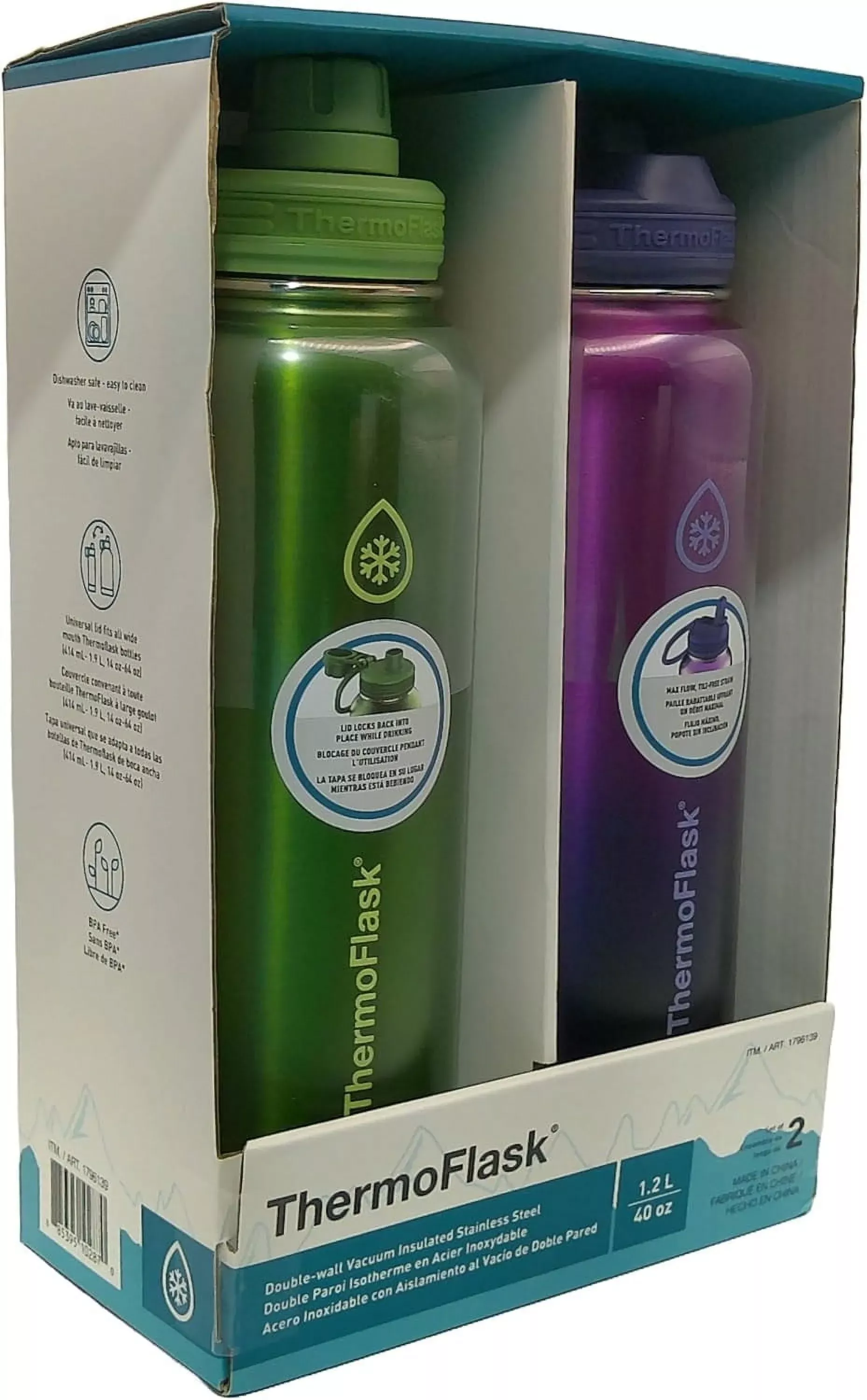 thermoflask-stainless-steel-water-bottles-40-ounce-2-pack-rebel Thermoflask Stainless Steel Water Bottles - 40 Ounce (2 Pack) – REBEL