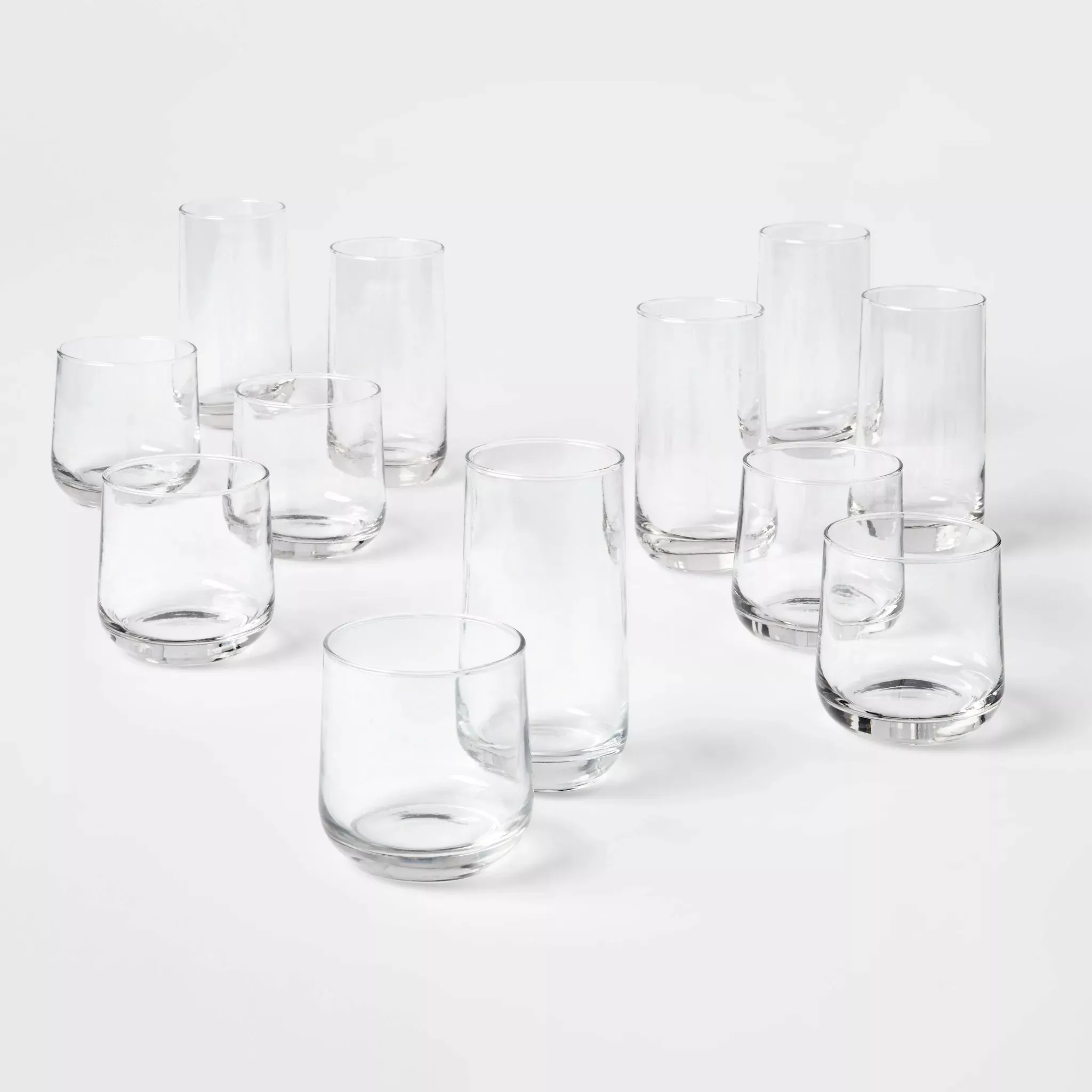 threshold-12pc-glass-shoreham-double-old-fashion-highball-glasses-set-rebel Threshold 12pc Glass Shoreham Double Old Fashion and Highball Glasses Set – REBEL