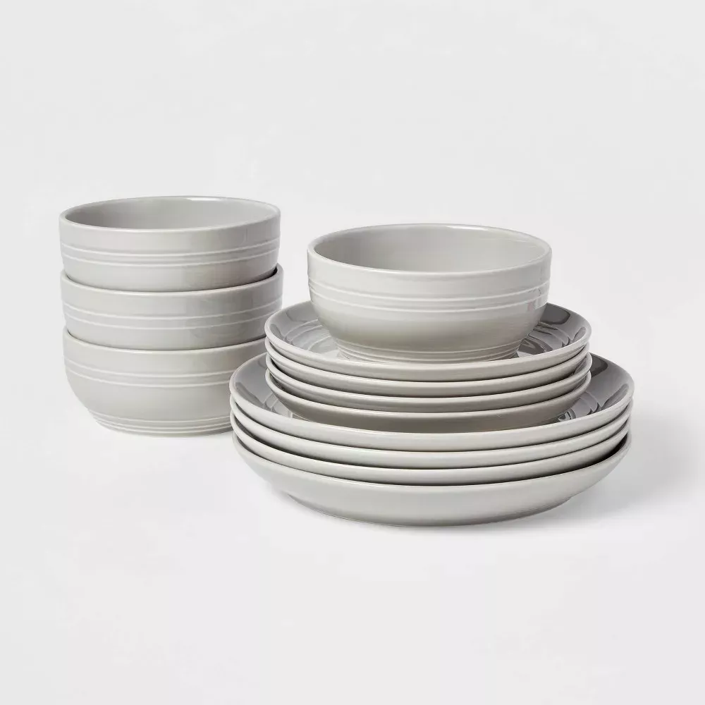 threshold-12pc-stoneware-westfield-dinnerware-set-service-4-rebel Threshold 12pc Stoneware Westfield Dinnerware Set, Service for 4 – REBEL