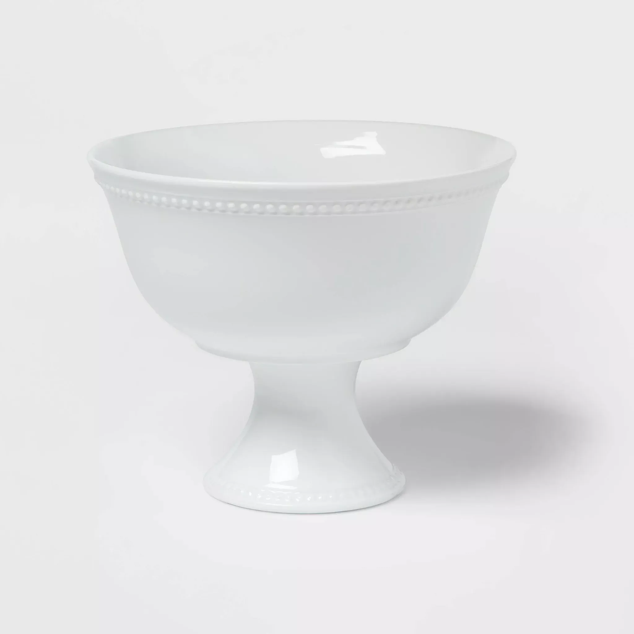 threshold-80oz-white-porcelain-beaded-footed-serving-bowl-rebel Threshold 80Oz White Porcelain Beaded Footed Serving Bowl – REBEL