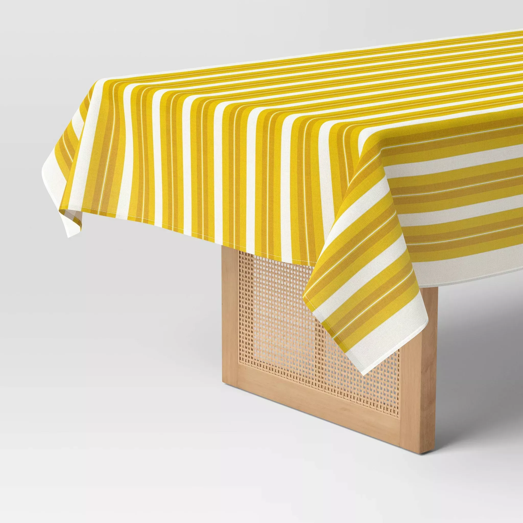 threshold-coastal-yellow-striped-tablecloth-rebel Threshold Coastal Yellow Striped Tablecloth – REBEL