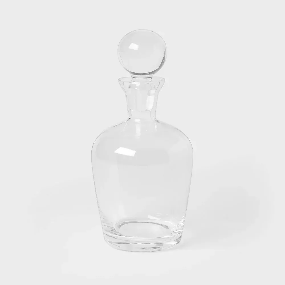 threshold-glass-decanter-with-stopper-24oz-capacity-rebel Threshold Glass Decanter with Stopper - 24oz Capacity – REBEL