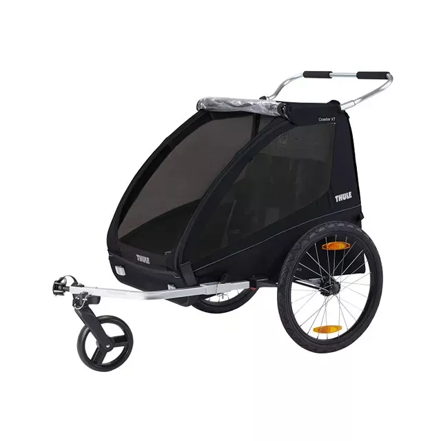 thule-coaster-xt-baby-bike-trailer-black-rebel Thule Coaster XT Baby Bike Trailer - Black – REBEL