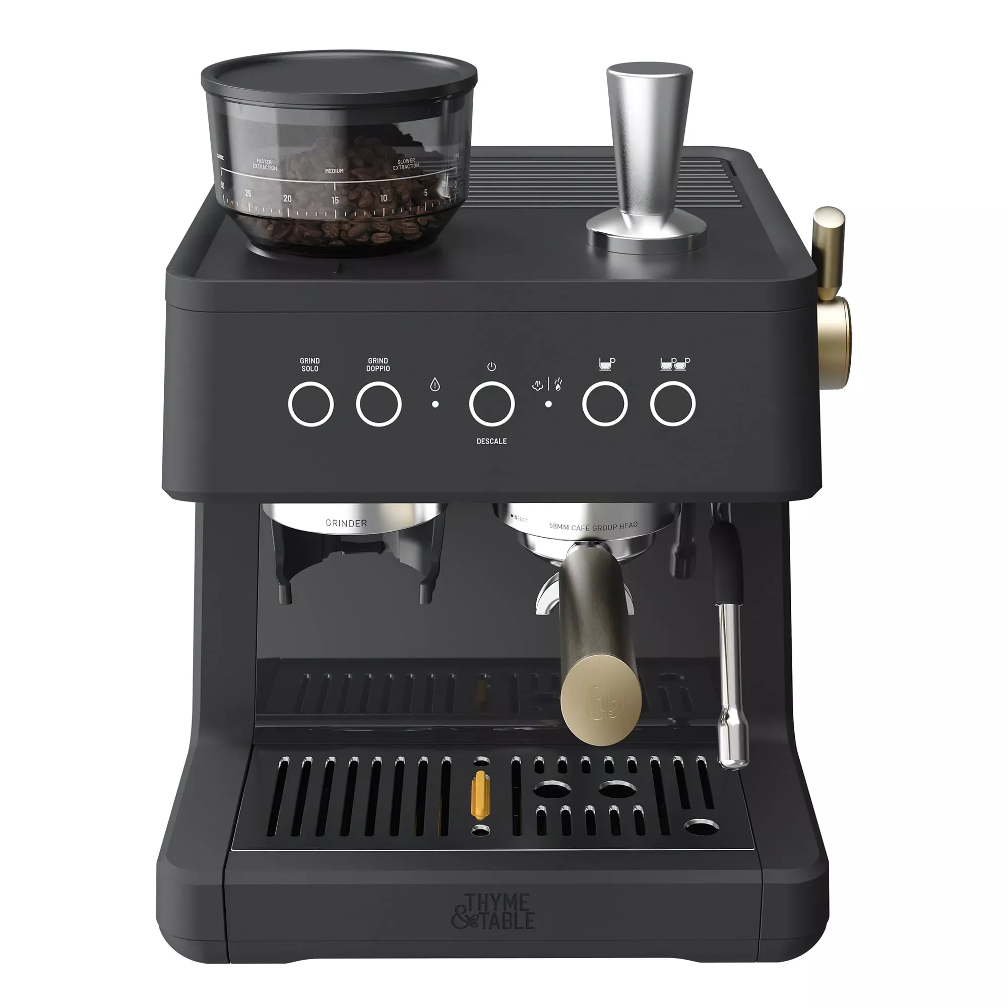 thyme-table-barista-grade-espresso-machine-slate-grey-rebel Thyme and table Barista Grade Espresso Machine - Slate Grey – REBEL