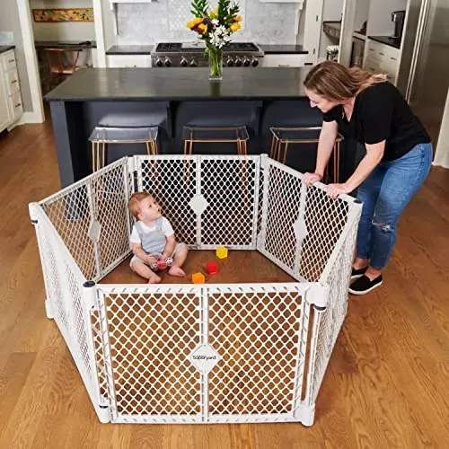 toddleroo-superyard-indoor-outdoor-6-panel-play-baby-yard-rebel Toddleroo Superyard Indoor/Outdoor 6-Panel Play Baby Yard – REBEL