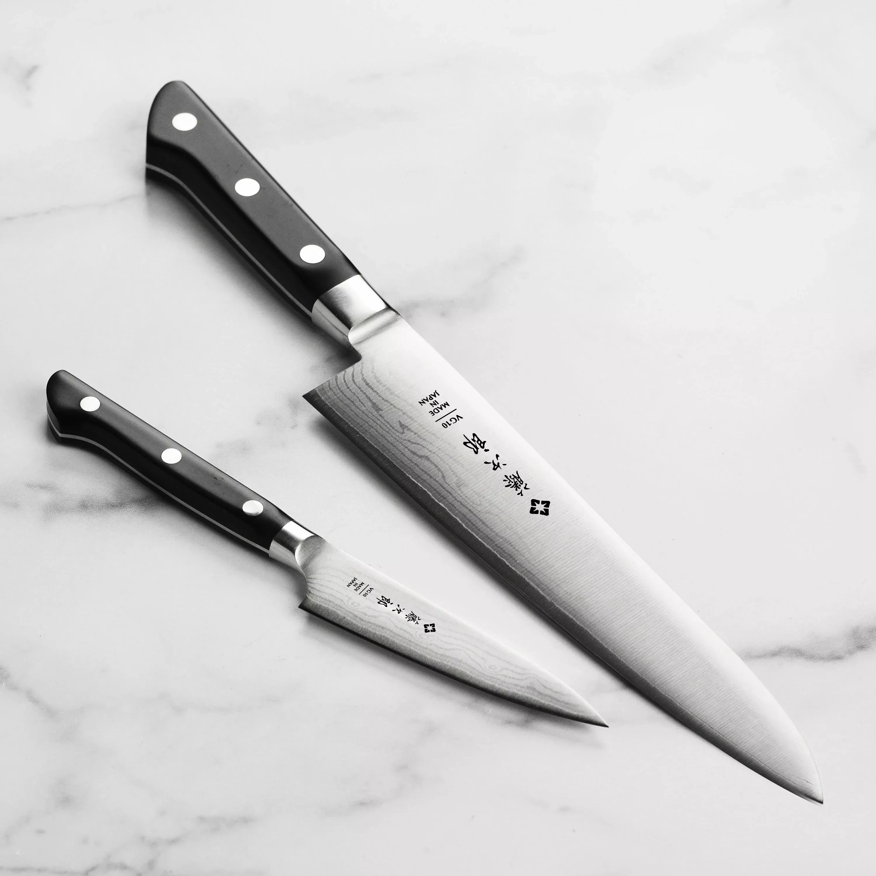 tojiro-classic-damascus-chef-s-paring-knife-set-2-piece Tojiro Classic Damascus Chef's & Paring Knife Set - 2 Piece