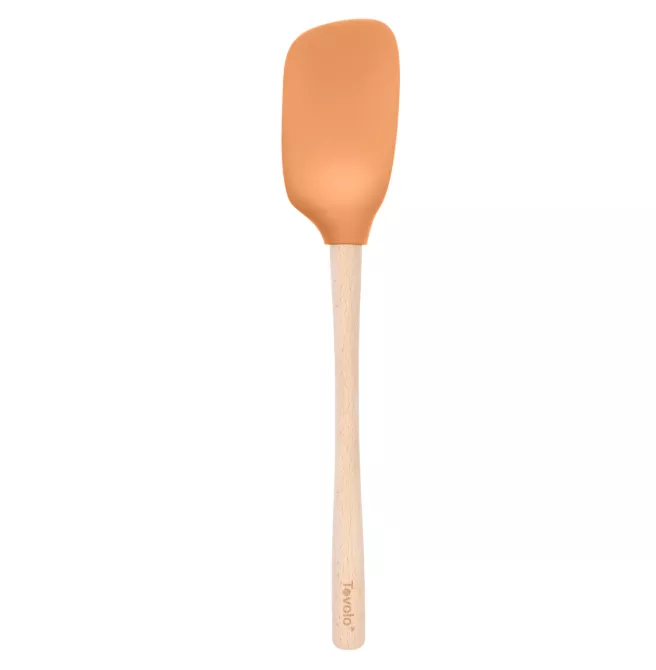 tovolo-flex-core-spoonula-wood-handle-apricot Tovolo Flex-Core Spoonula Wood Handle Apricot