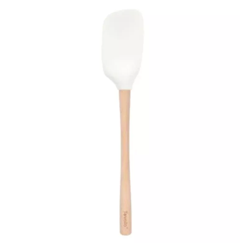tovolo-flex-core-spoonula-wood-handle-white Tovolo Flex-Core Spoonula Wood Handle White