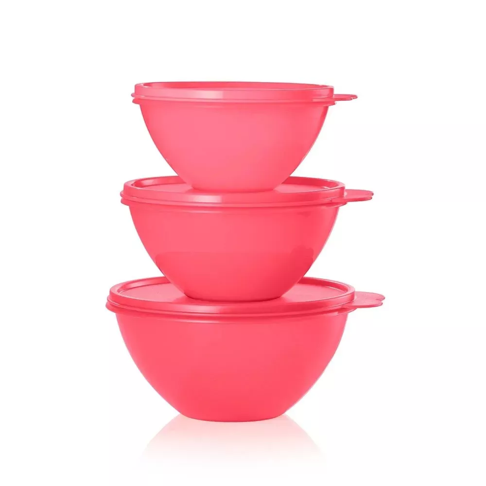 tupperware-6pc-wonderlier-bowl-food-storage-set-pink-see-description-rebel Tupperware 6pc Wonderlier Bowl Food Storage Set - Pink (See Description) – REBEL