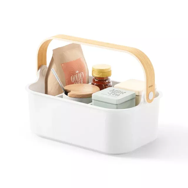 umbra-bellwood-storage-bin-medium-white-natural Umbra Bellwood Storage Bin / Medium - White Natural