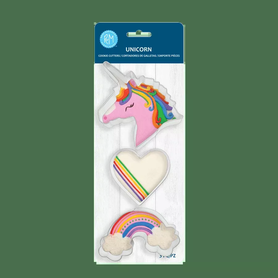 unicorn-3-pc-cookie-cutter-set Unicorn 3 Pc Cookie Cutter Set