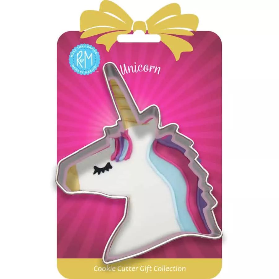 unicorn-cookie-cutter-4-25-carded Unicorn Cookie Cutter 4.25" Carded