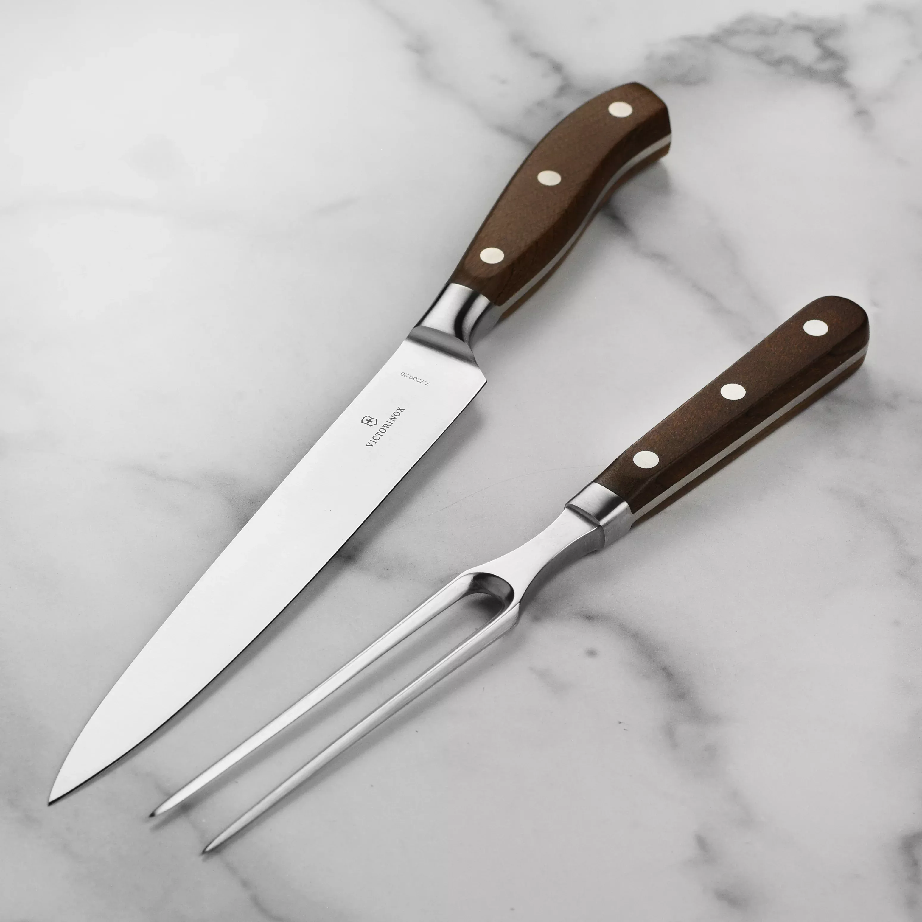 victorinox-grand-maitre-wood-carving-knife-fork-set-forged Victorinox Grand Maitre Wood Carving Knife & Fork Set - Forged