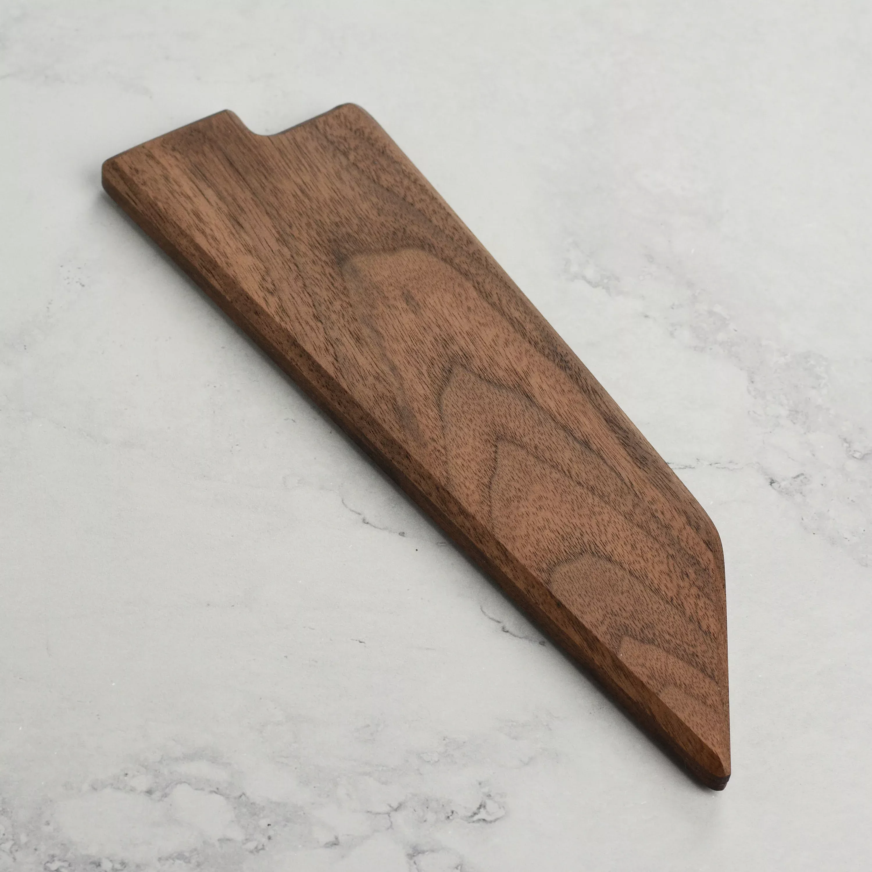 walnut-magnetic-saya-7-bunka-knife Walnut Magnetic Saya for 7" Bunka Knife