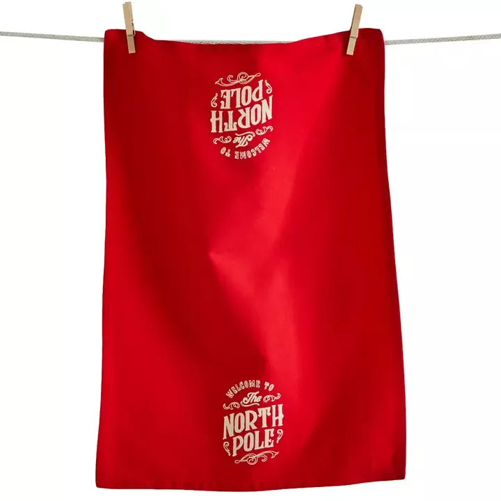welcome-to-north-pole-dishtowel Welcome to The North Pole Dishtowel