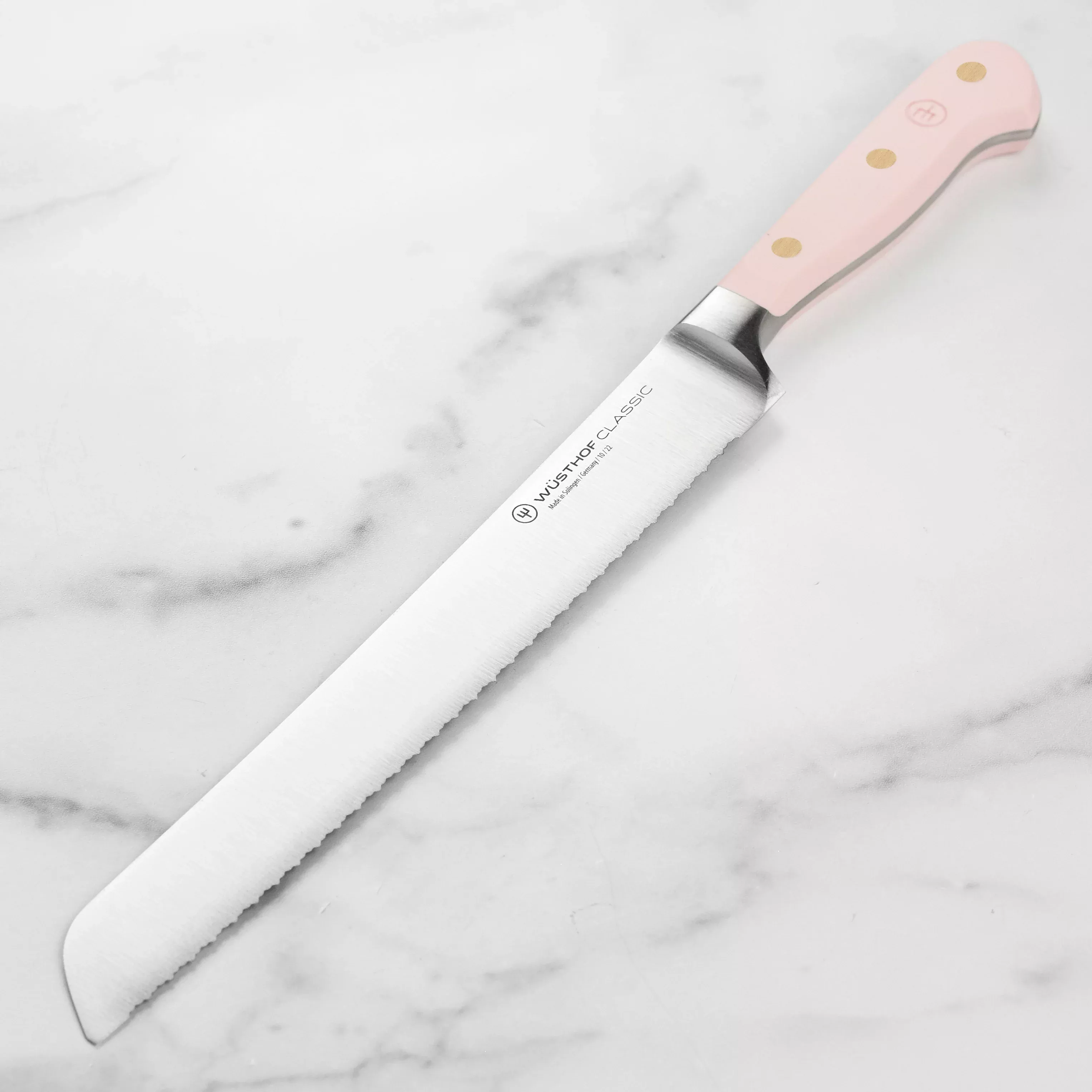 wusthof-classic-bread-knife-9-pink-himalayan-salt-double-serrated Wusthof Classic Bread Knife - 9" Pink Himalayan Salt - Double Serrated