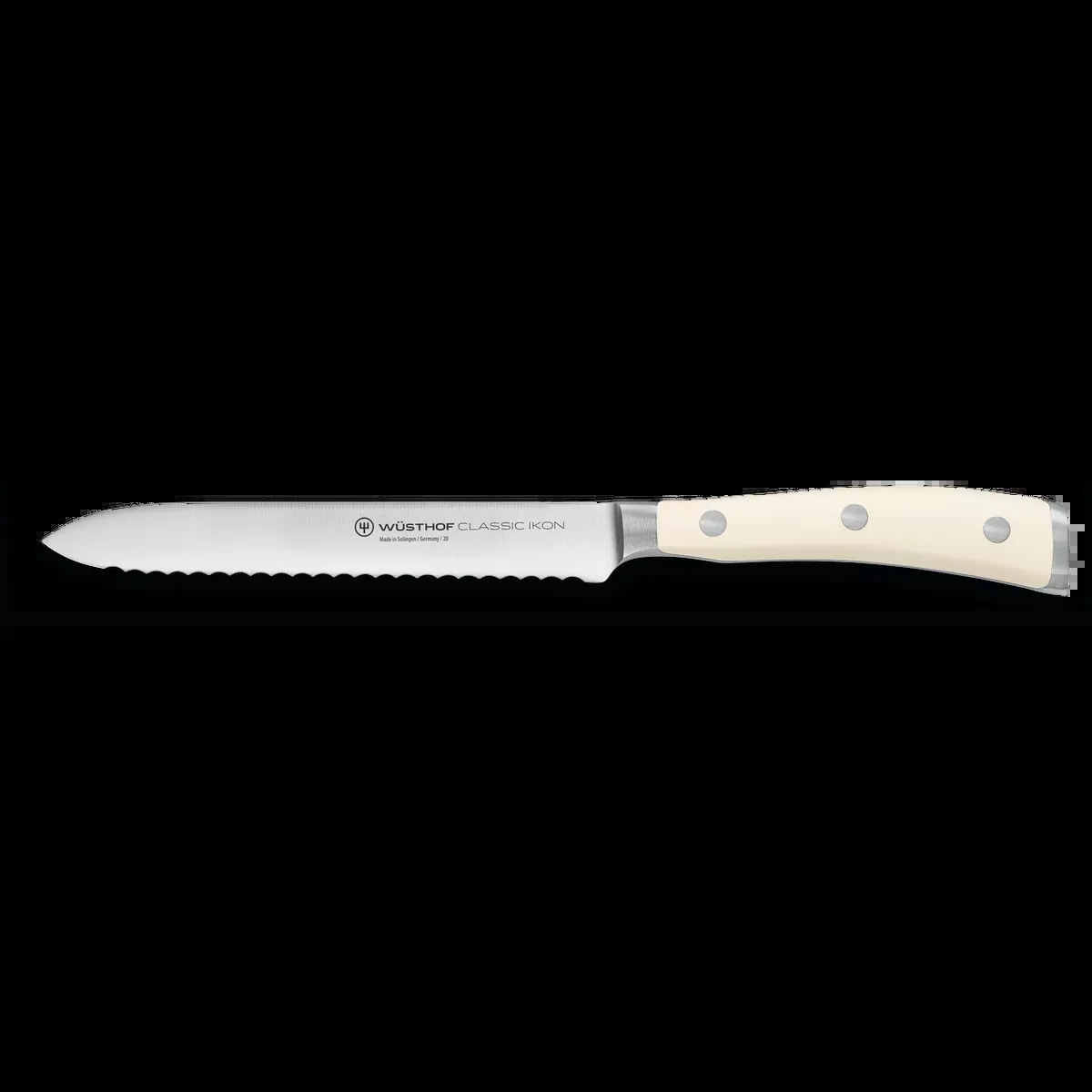 wusthof-classic-ikon-5-14cm-serrated-utility-creme Wusthof Classic Ikon 5"/14cm Serrated Utility- Creme