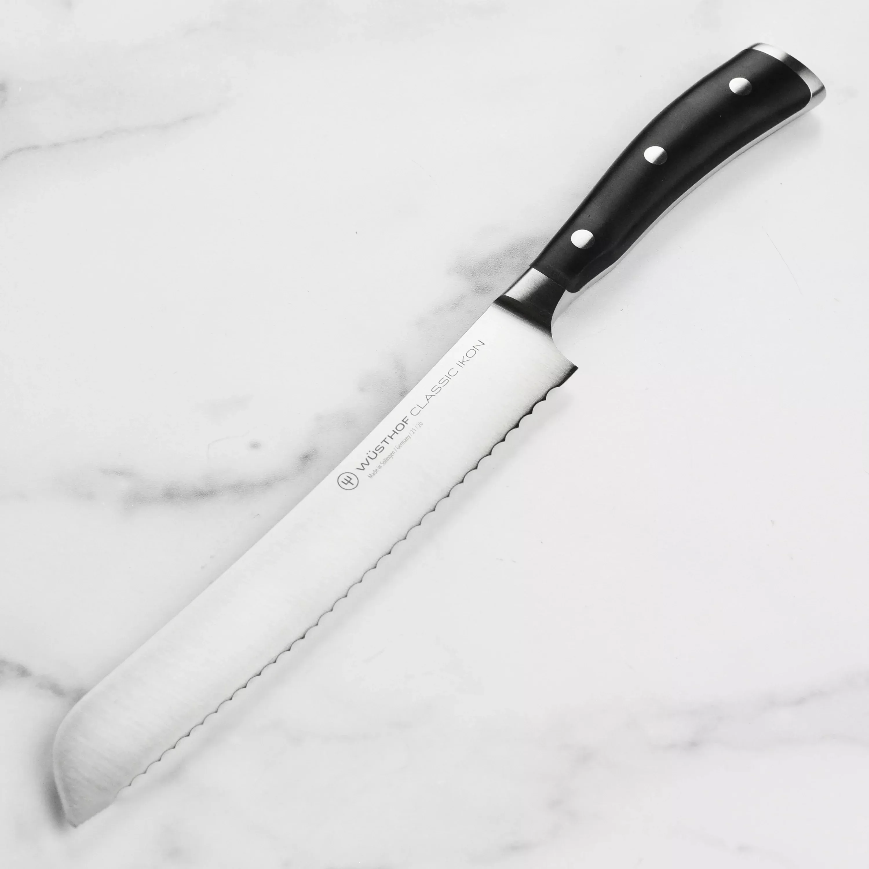 wusthof-classic-ikon-bread-knife-8 Wusthof Classic Ikon Bread Knife - 8"