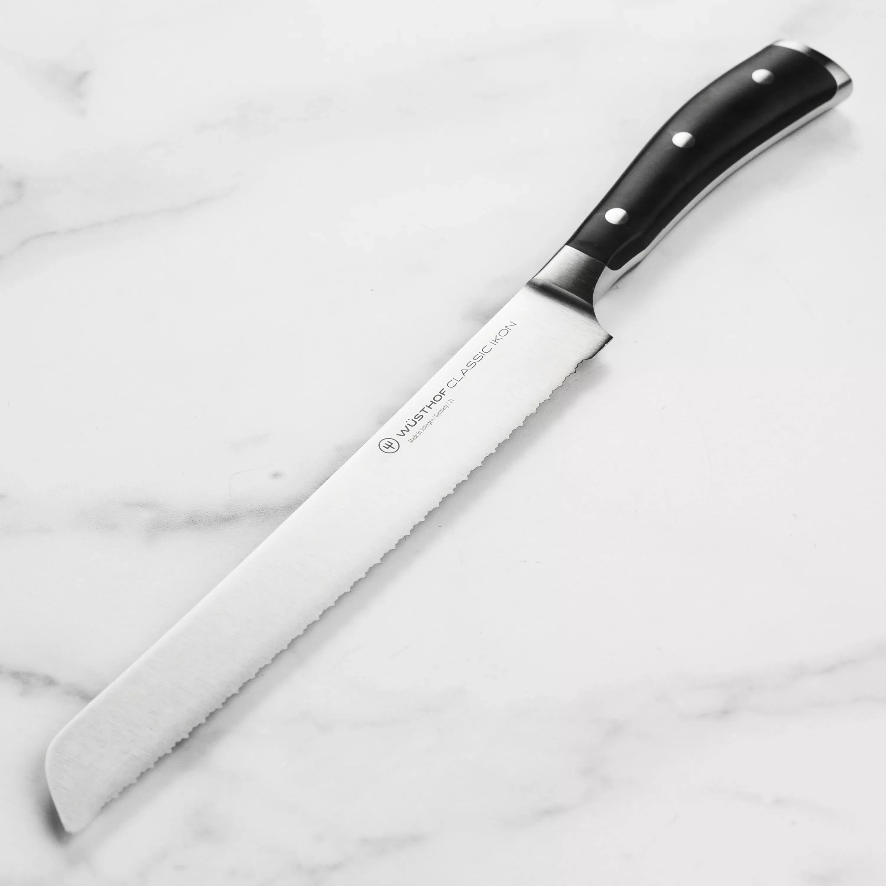 wusthof-classic-ikon-bread-knife-9-double-serrated Wusthof Classic Ikon Bread Knife - 9" Double Serrated