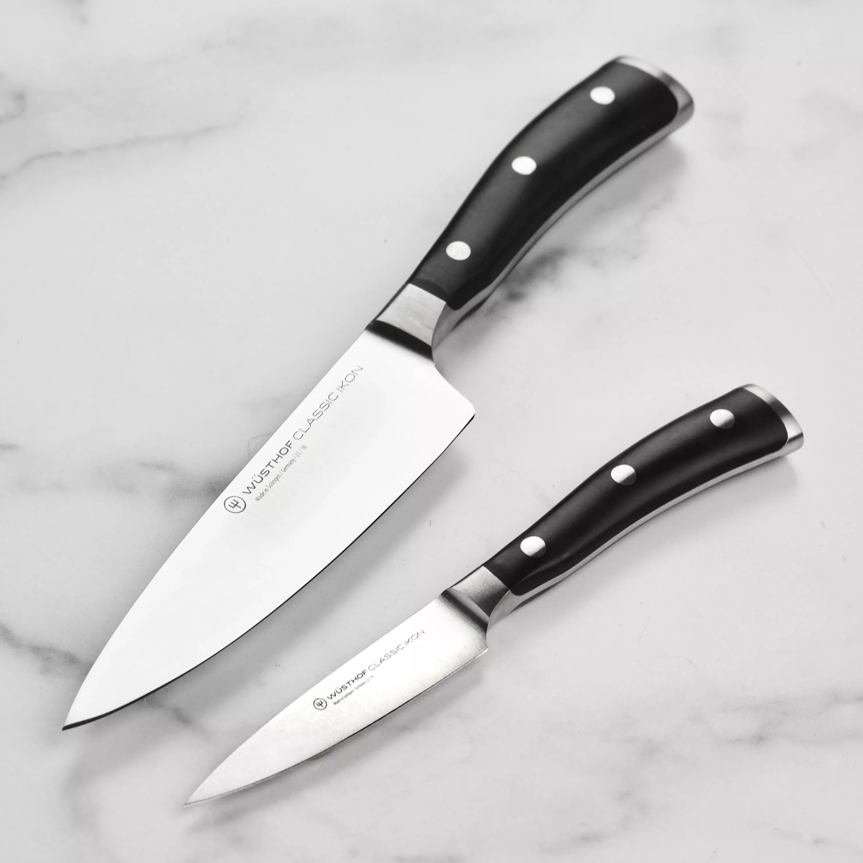 wusthof-classic-ikon-chef-s-paring-knife-set-2-piece Wusthof Classic Ikon Chef's & Paring Knife Set - 2 Piece