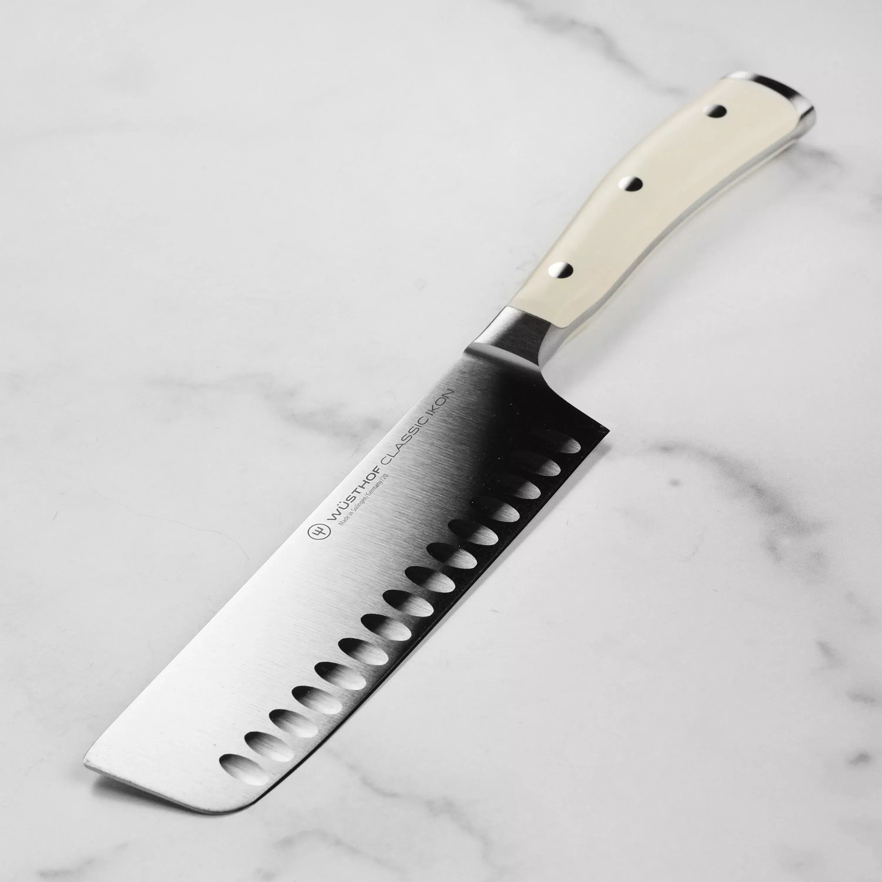 Wusthof Classic Ikon Creme Nakiri Knife - 7" Hollow Edge