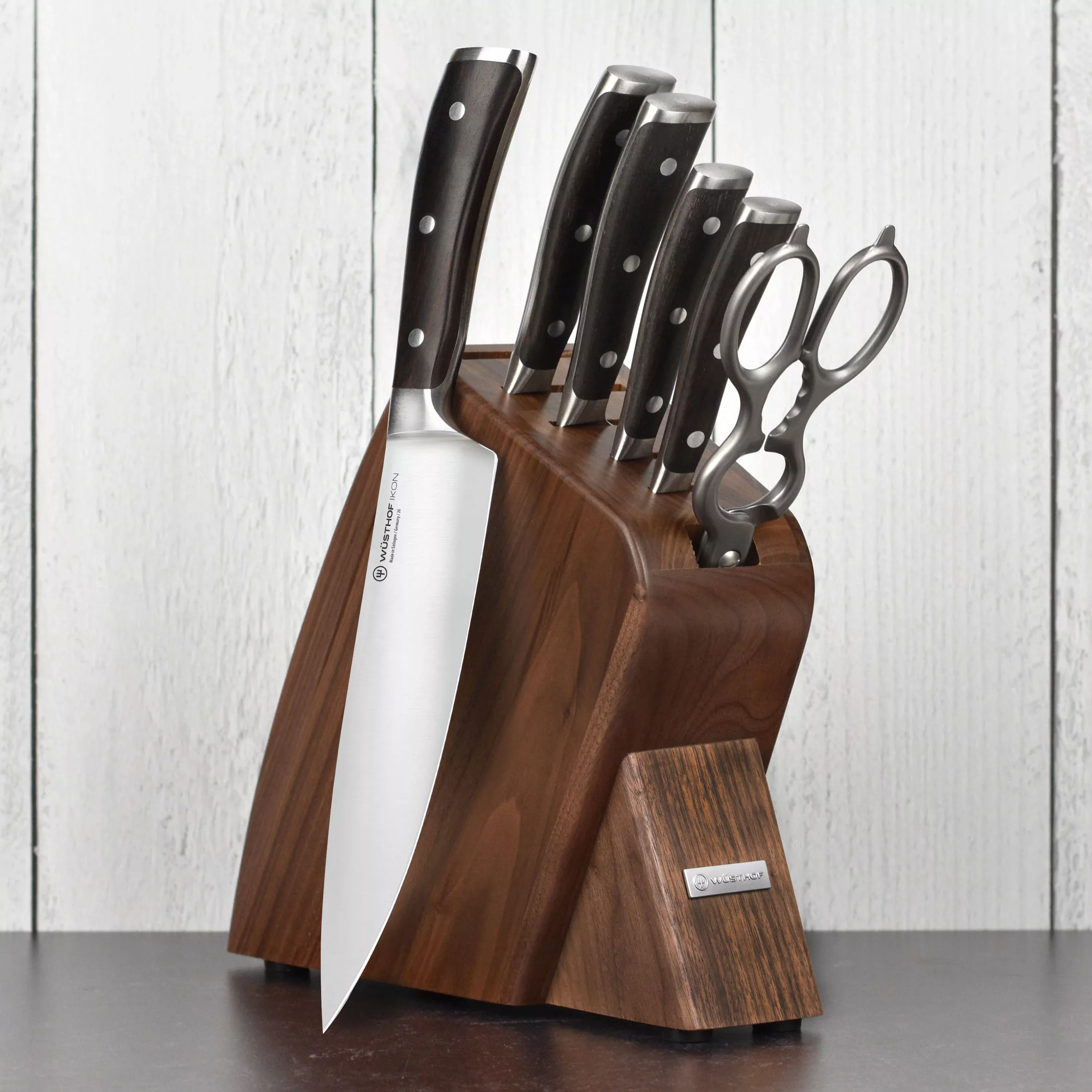 wusthof-ikon-blackwood-slim-knife-block-set-7-piece Wusthof Ikon Blackwood Slim Knife Block Set - 7 Piece