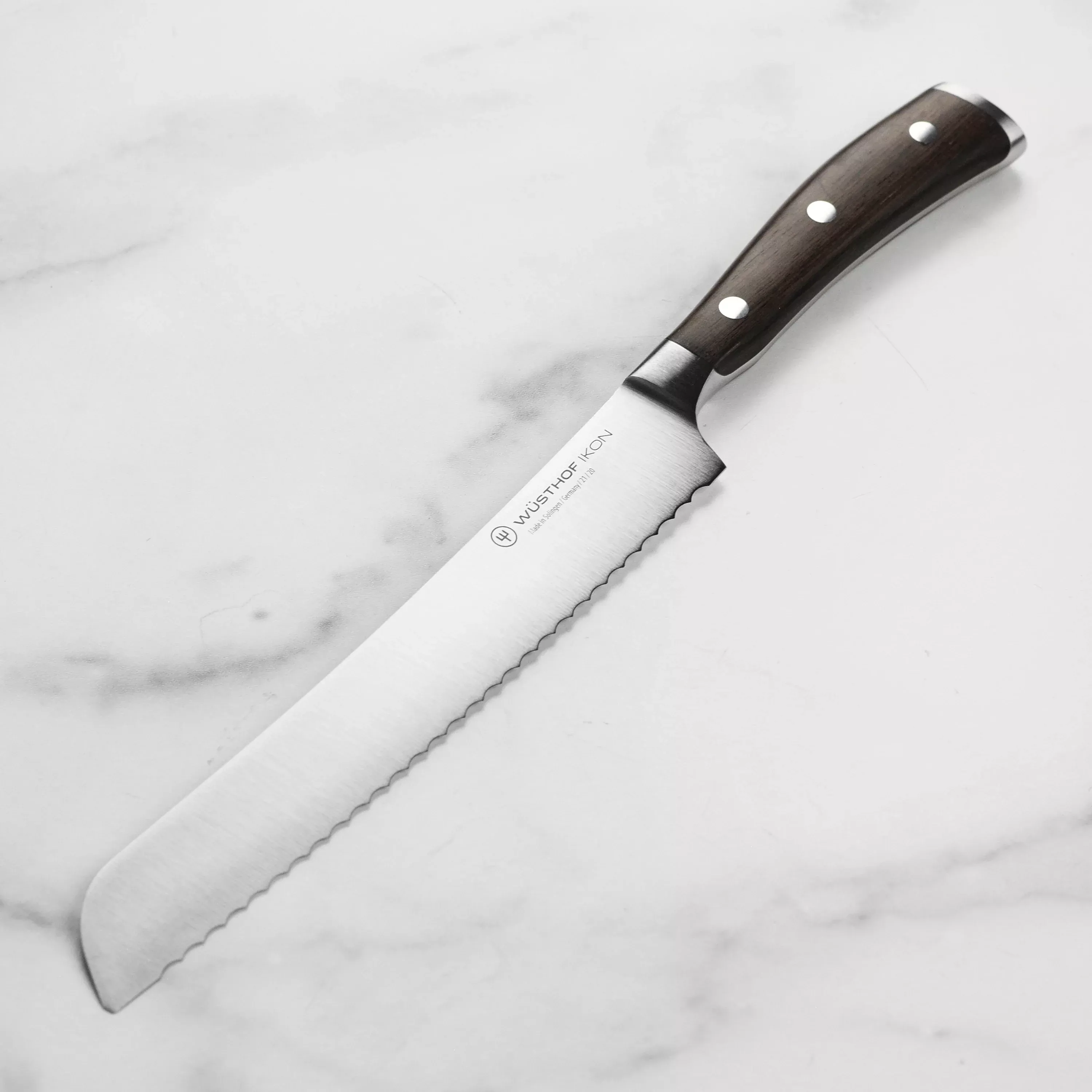 wusthof-ikon-bread-knife-8-blackwood Wusthof Ikon Bread Knife - 8" - Blackwood