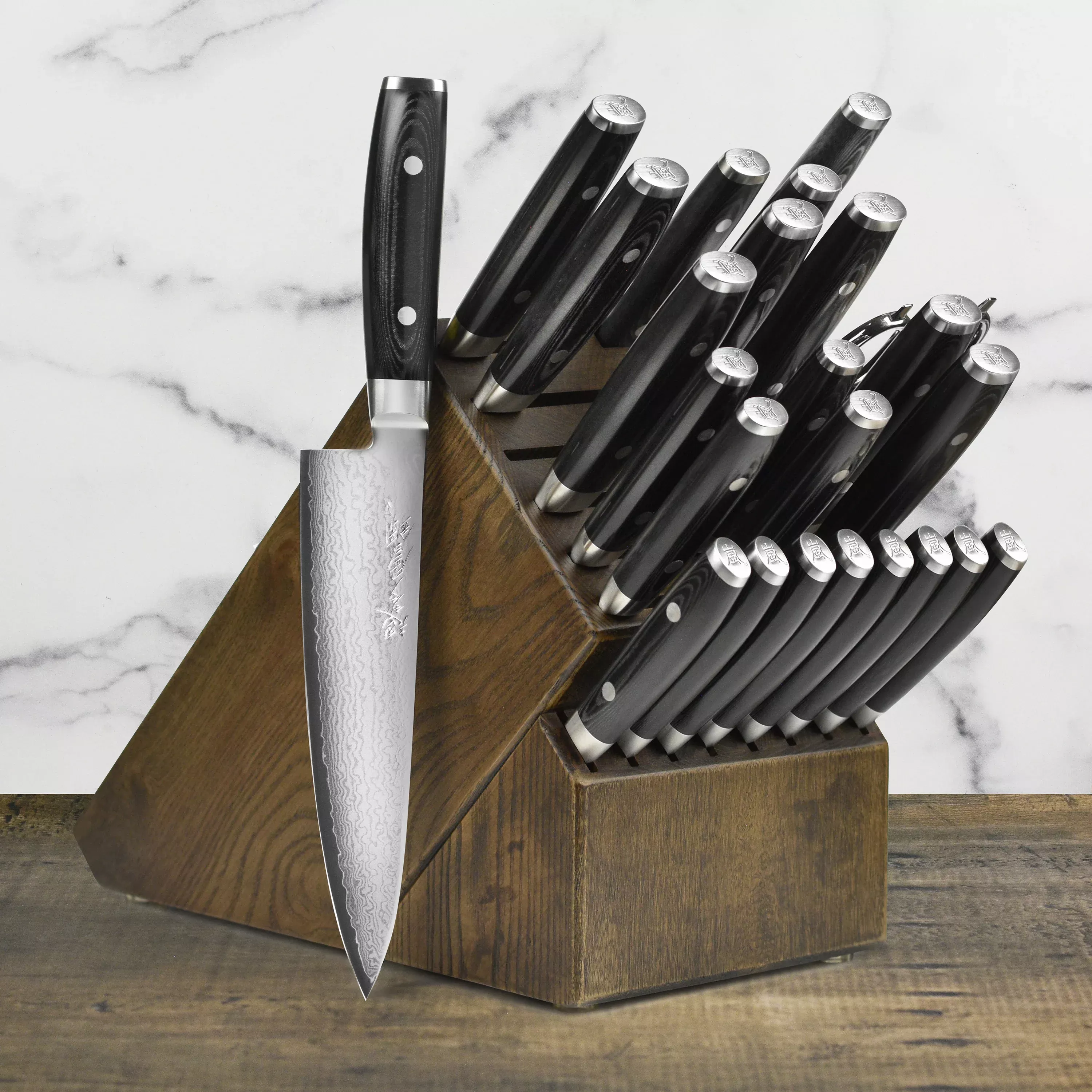 yaxell-ran-plus-knife-block-set-25-piece Yaxell Ran Plus Knife Block Set - 25 Piece