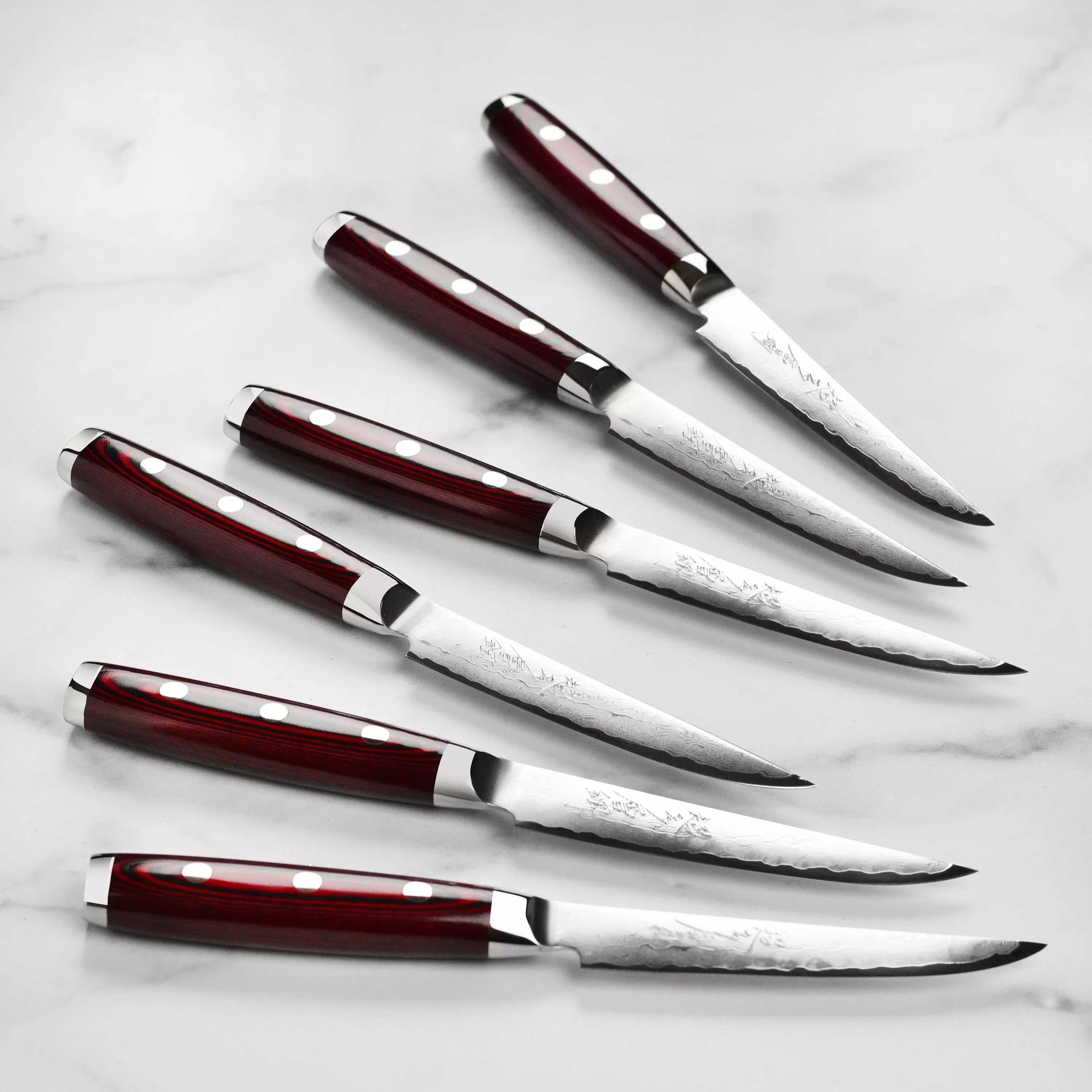 yaxell-super-gou-steak-knife-set-6-piece Yaxell Super Gou Steak Knife Set - 6 Piece