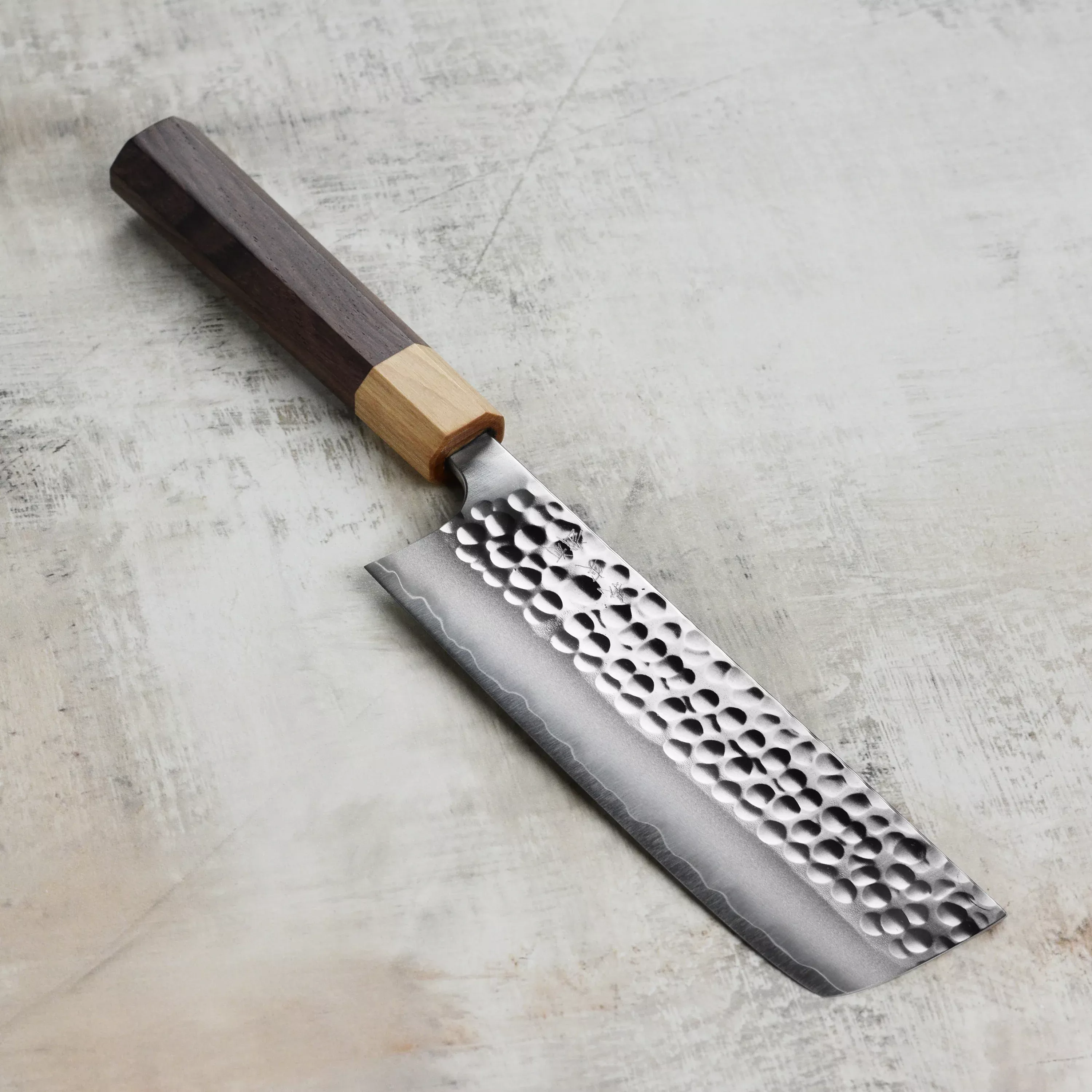 yoshimi-kato-forged-ginsan-nakiri-knife-6-5-165mm-echizen-japan Yoshimi Kato Forged Ginsan Nakiri Knife - 6.5" (165mm), Echizen, Japan
