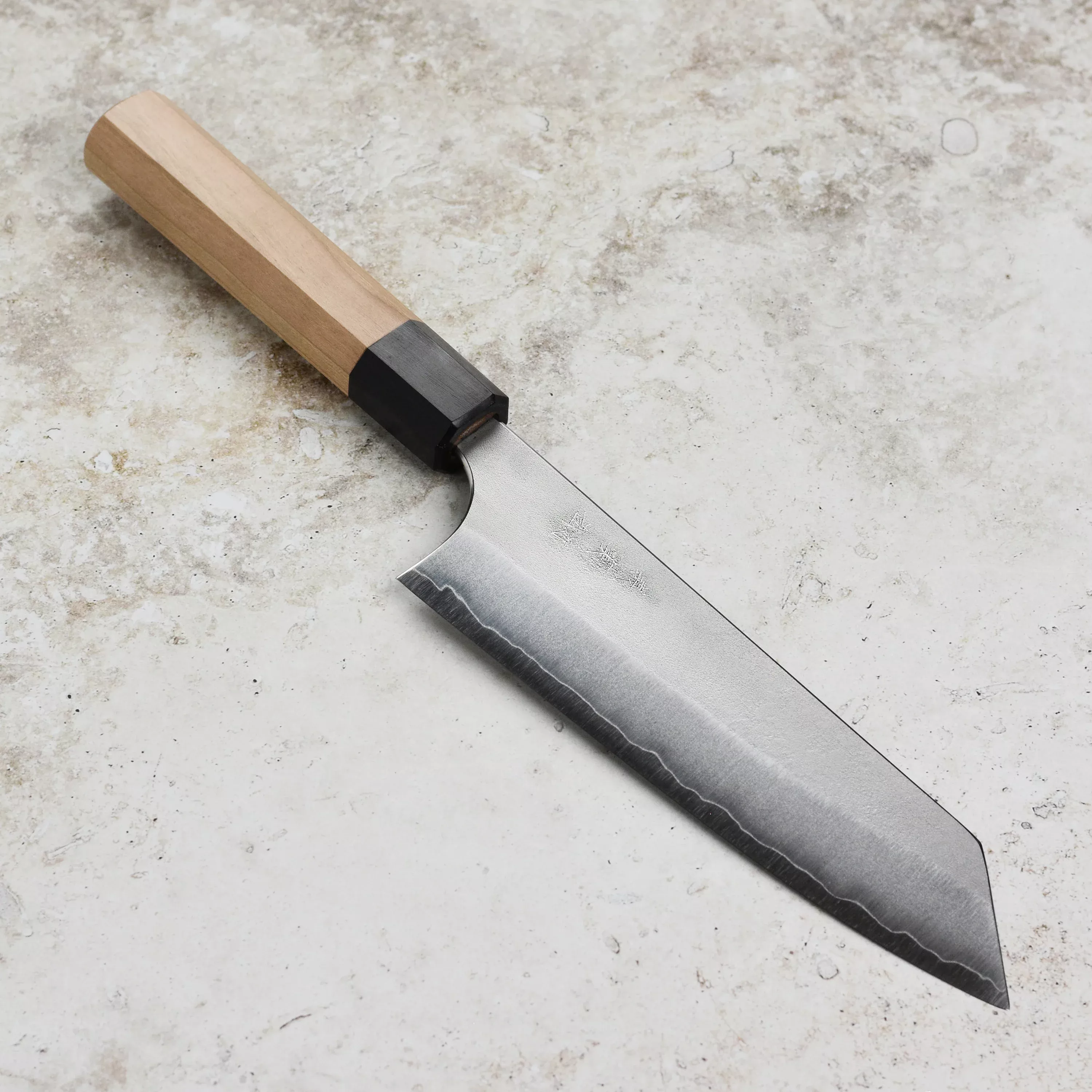yoshimi-kato-ginsan-nashiji-bunka-knife Yoshimi Kato Ginsan Nashiji Bunka Knife