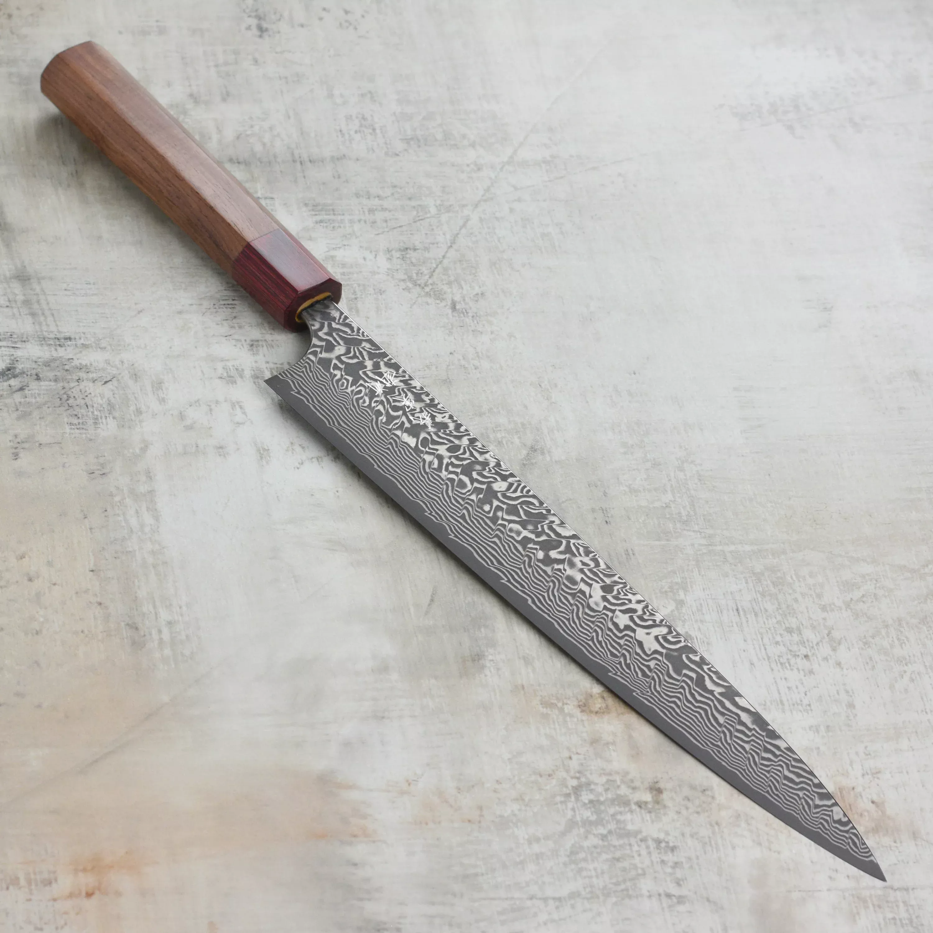 yoshimi-kato-sg2-black-damascus-270mm-sujihiki-japanese-slicing-knife Yoshimi Kato SG2 Black Damascus 270mm Sujihiki Japanese Slicing Knife